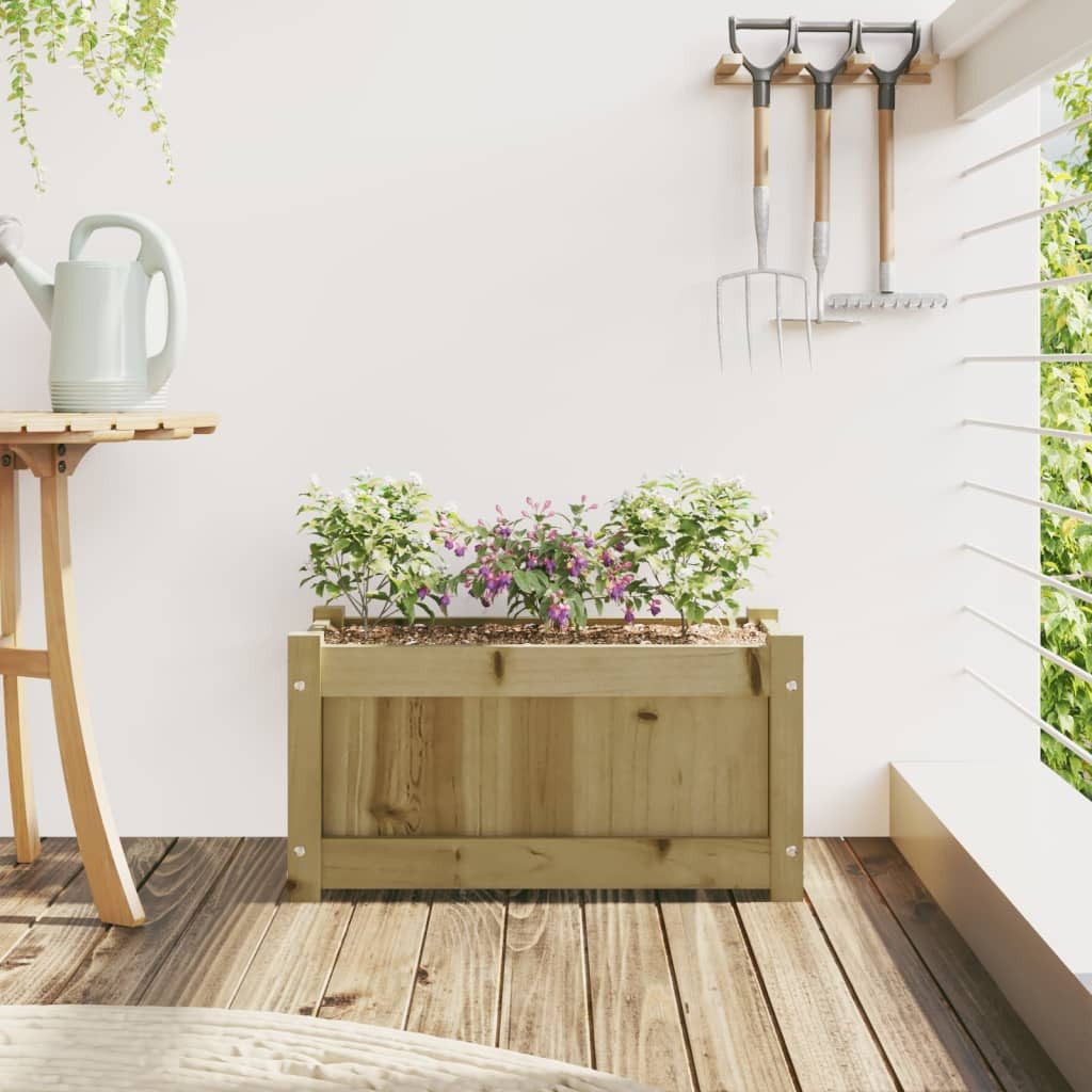 vidaXL Blumentopf Pflanzkübel 60x31x31 cm Kiefernholz günstig online kaufen