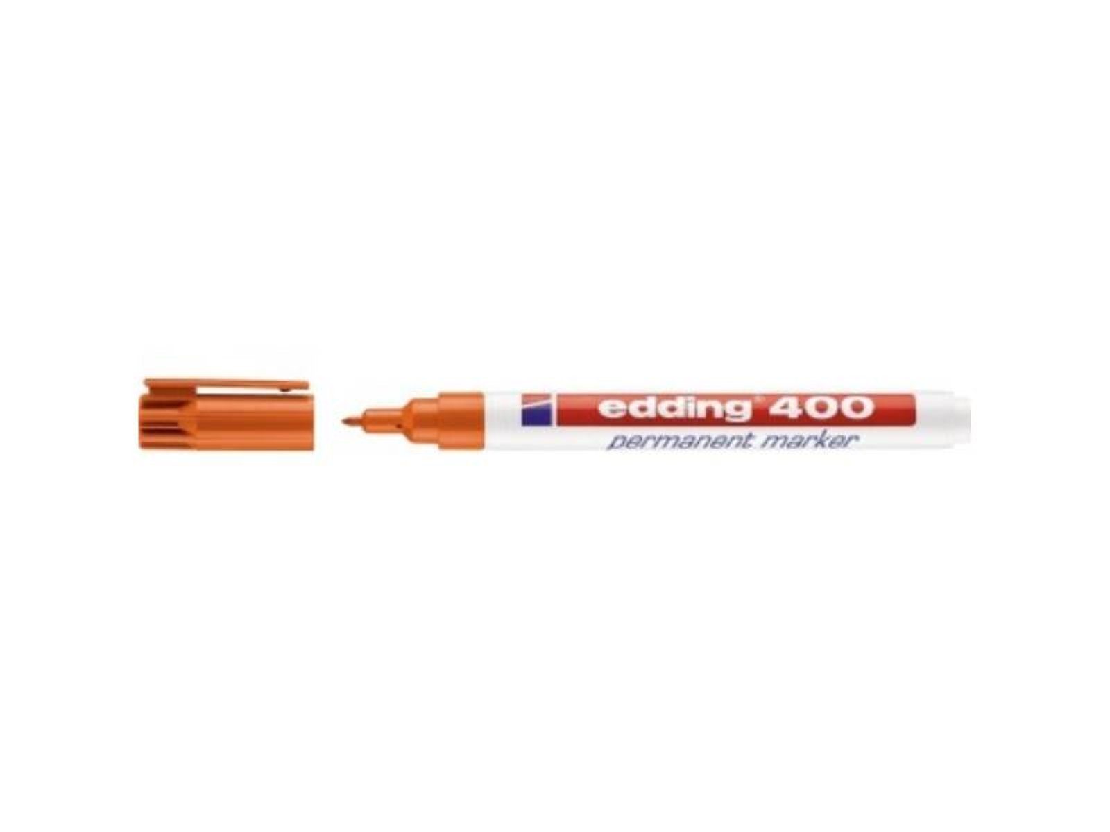 edding Permanentmarker edding Permanentmarker 400 4-400006 1mm nachfüllbar Rundspitze orange