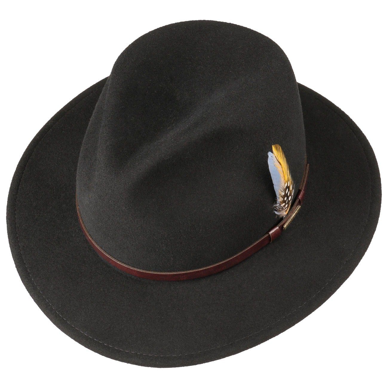Stetson Filzhut (1-St) Wollhut mit Lederband, Made in USA