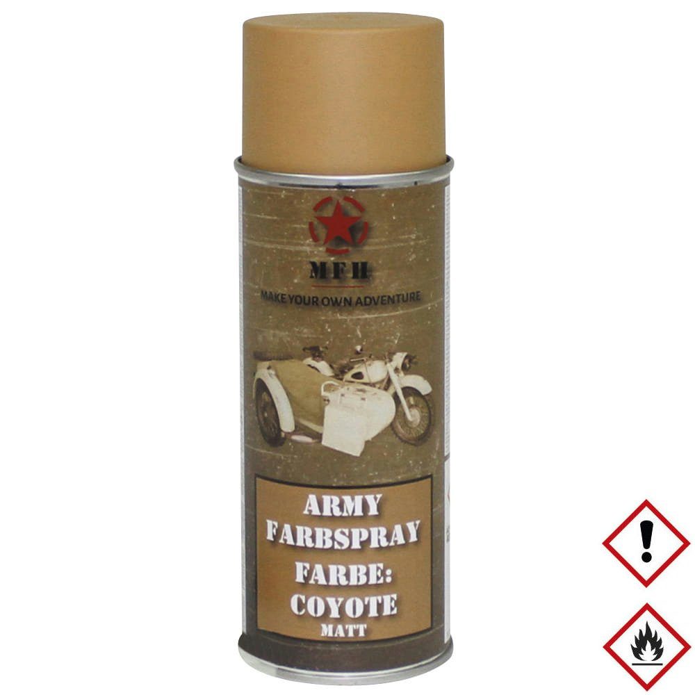 MFH Sprühfarbe Army Farbspray Matt 400ml Coyote