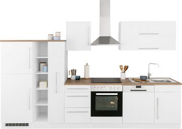 Kochstation Küchenzeile KS-Samos, mit E-Geräten, Breite 340 cm