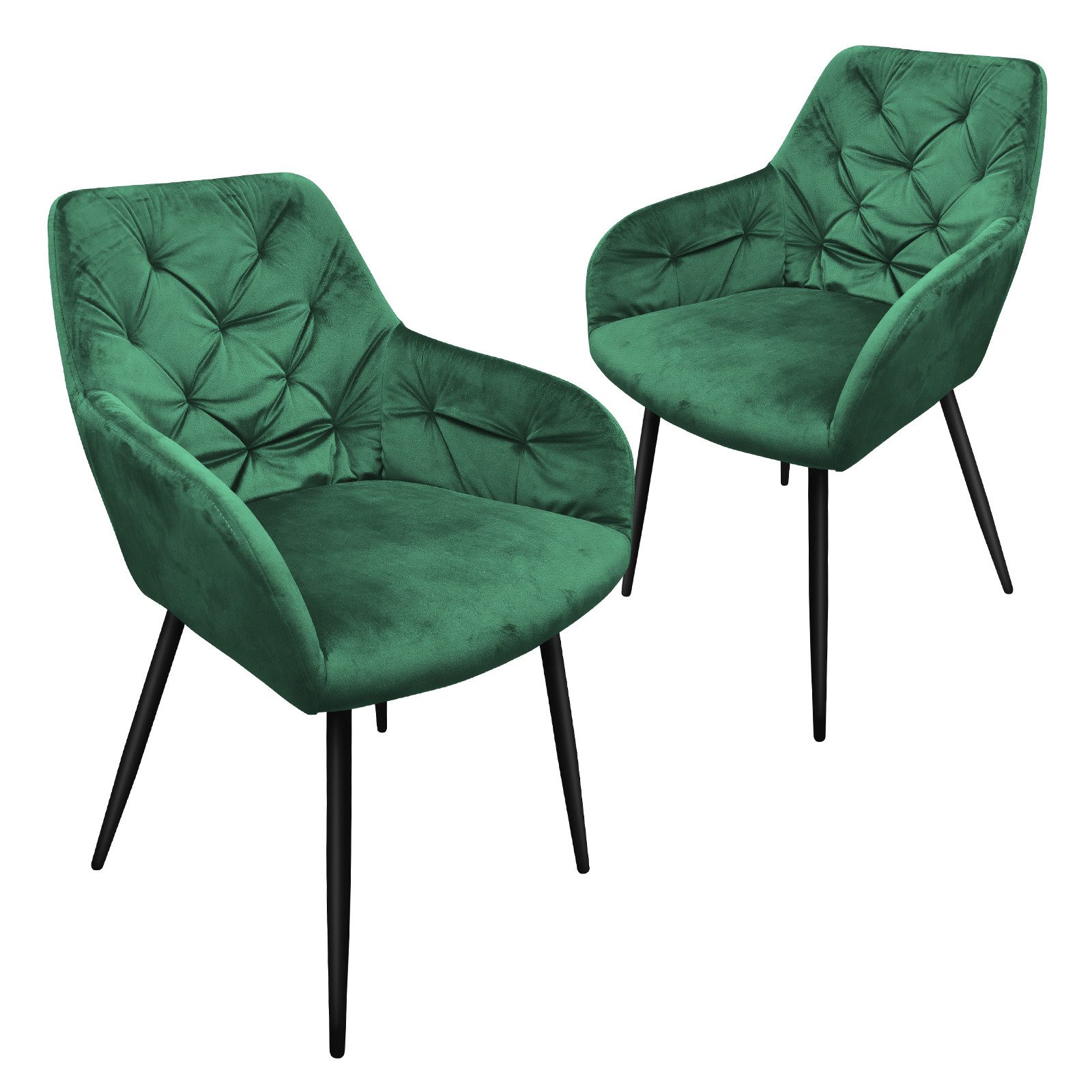 HOMELUX Esszimmerstuhl Polsterstühle 2/4 Stuhlset Moderner Küchenstuhl Wohn günstig online kaufen