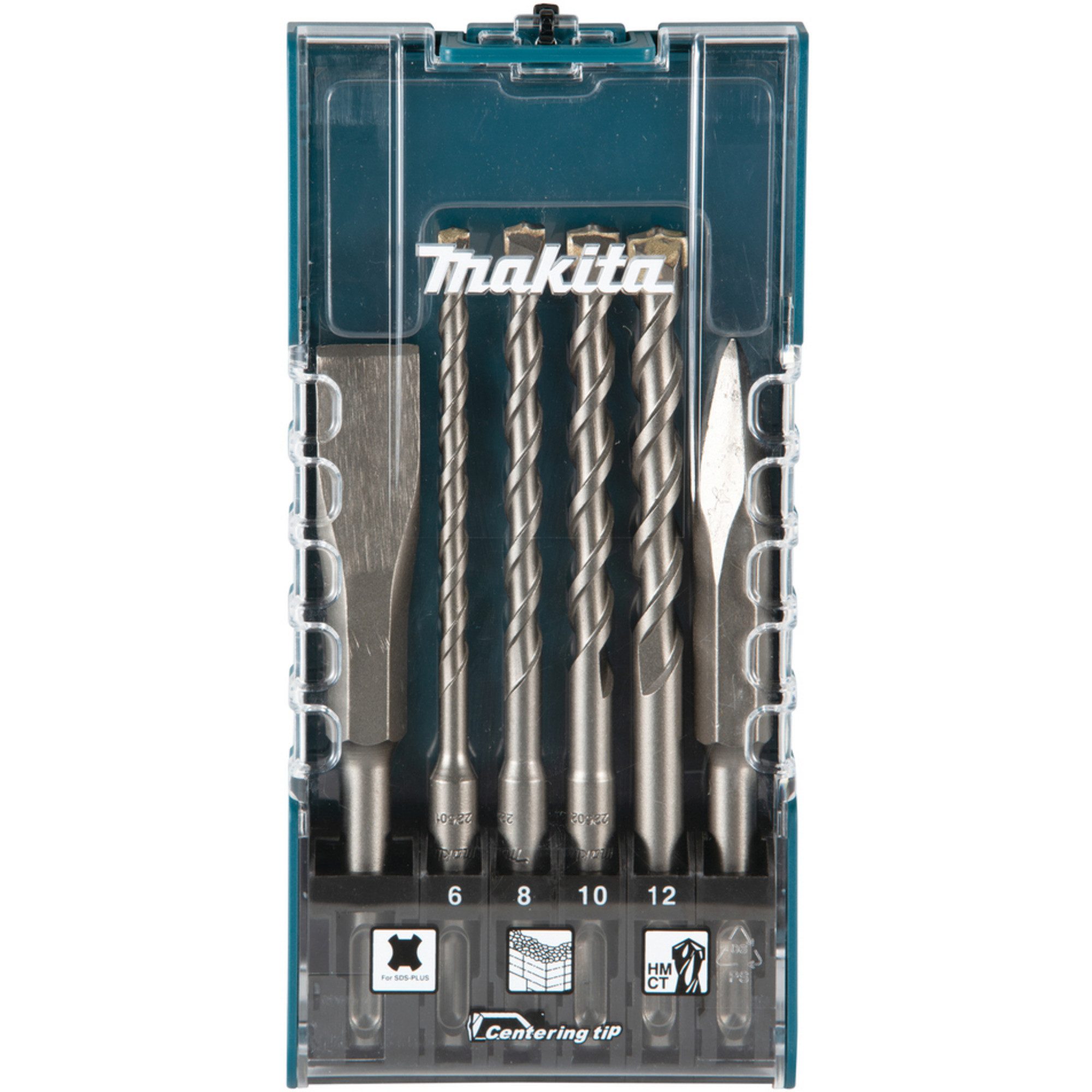 Makita Bohrer- und Bitset Makita Meißel- und Hammerbohrer-Set SDS-plus