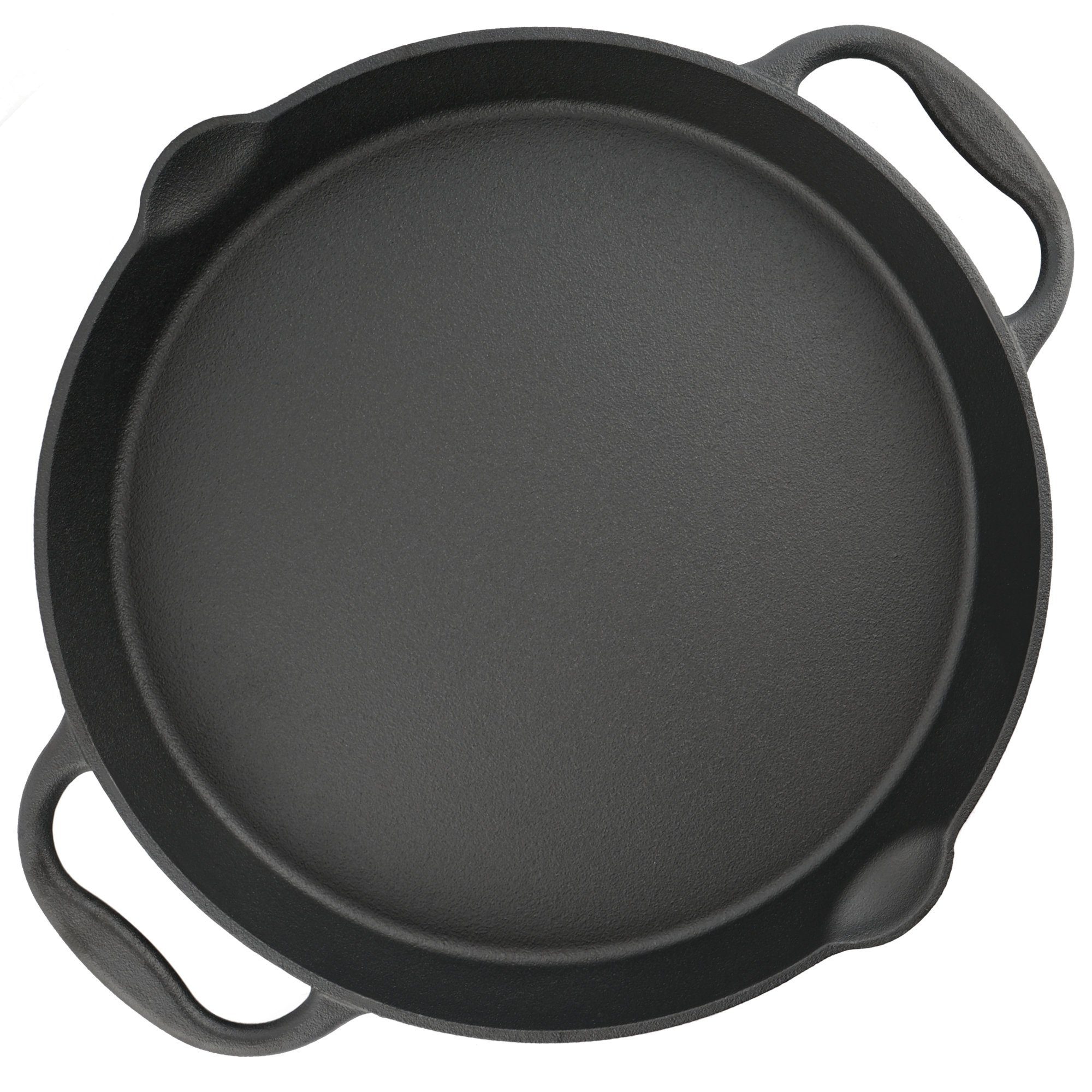 BBQ-Toro Grillpfanne Gusseisen Grillpfanne Ø 40 cm - Servierpfanne mit Ausgießer, Gusseisen