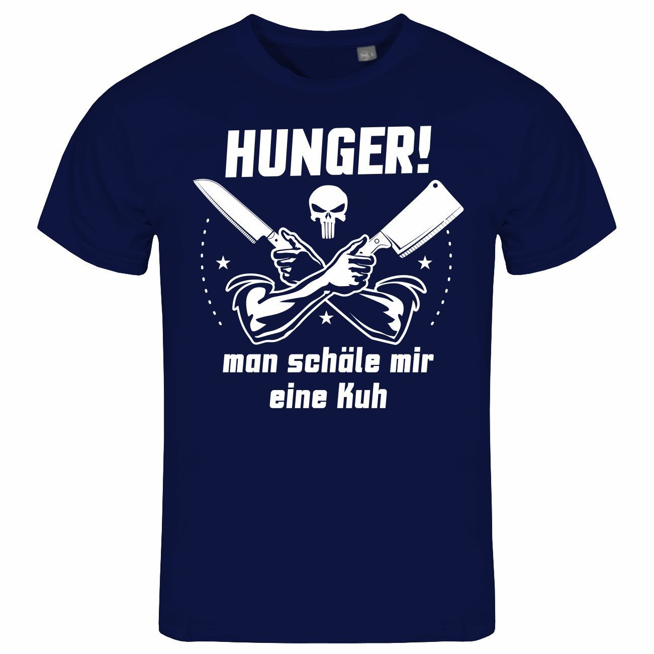deinshirt Print-Shirt Herren T-Shirt HUNGER Man günstig online kaufen