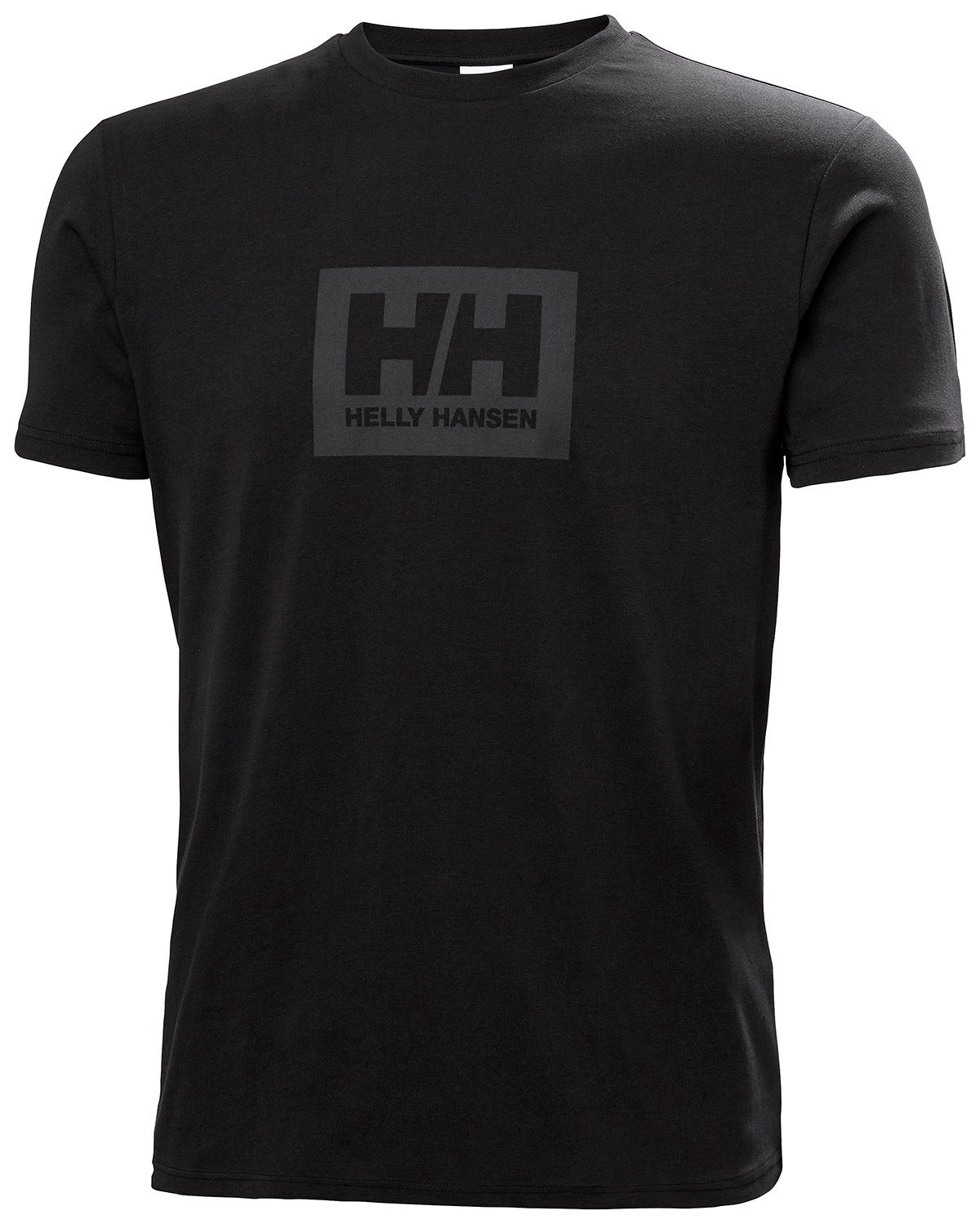 T-Shirt Organics black Helly (1-tlg) Box Hansen