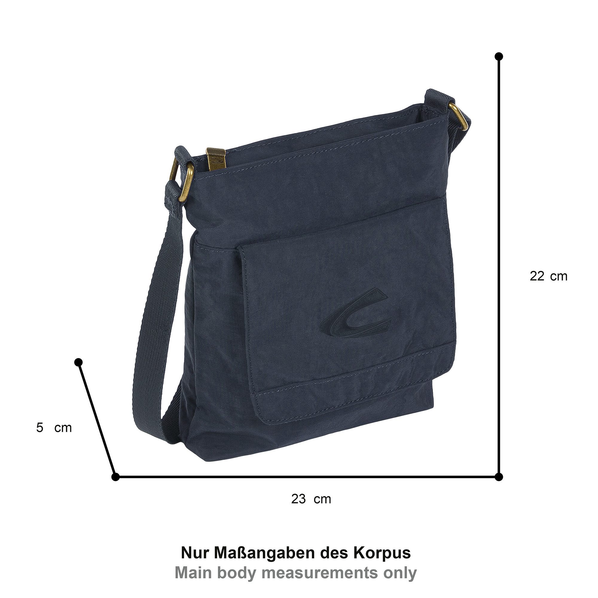 camel active Umhängetasche Journey, aus leichtem robusten Nylon, funktional perfekt für alle Lebenslagen