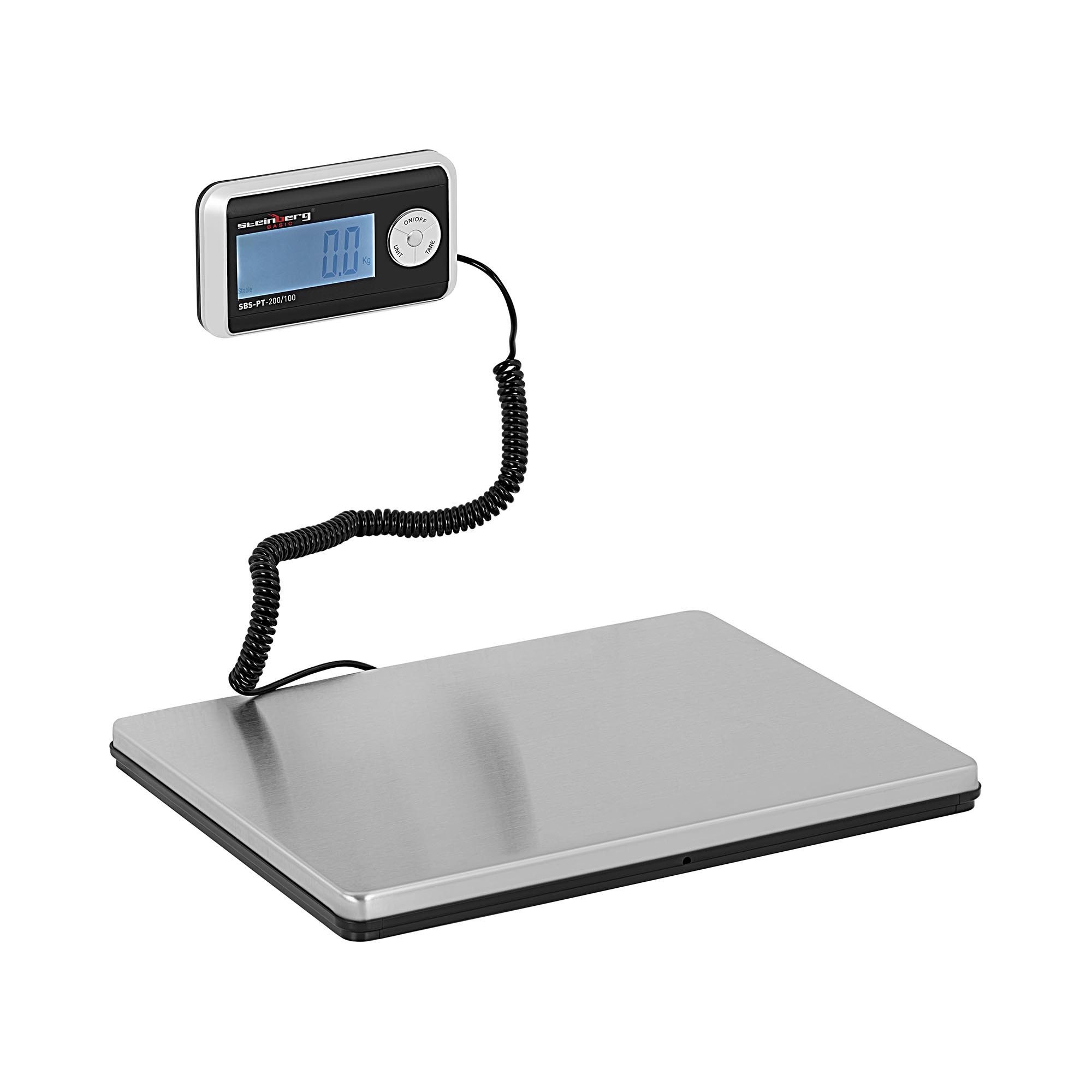 Steinberg Systems Feinwaage Paketwaage 200 kg / 100 g Präzisionswaage Versandwaage Plattformwaage