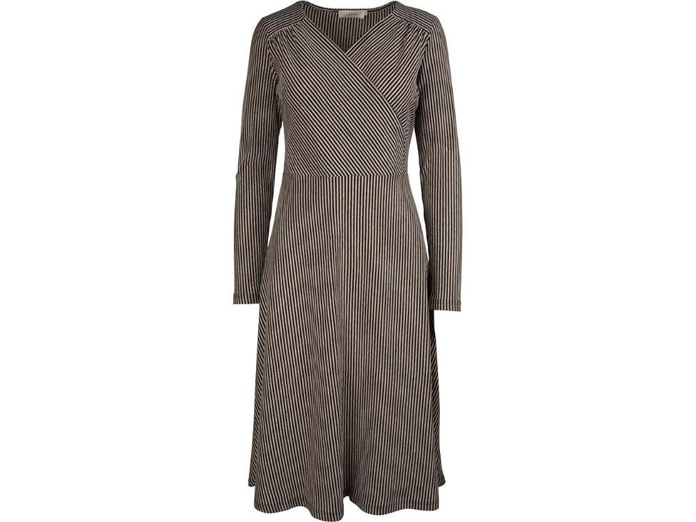 Lana Jerseykleid LANA Bio-Damen-Midikleid 'Odessa' in Wickeloptik