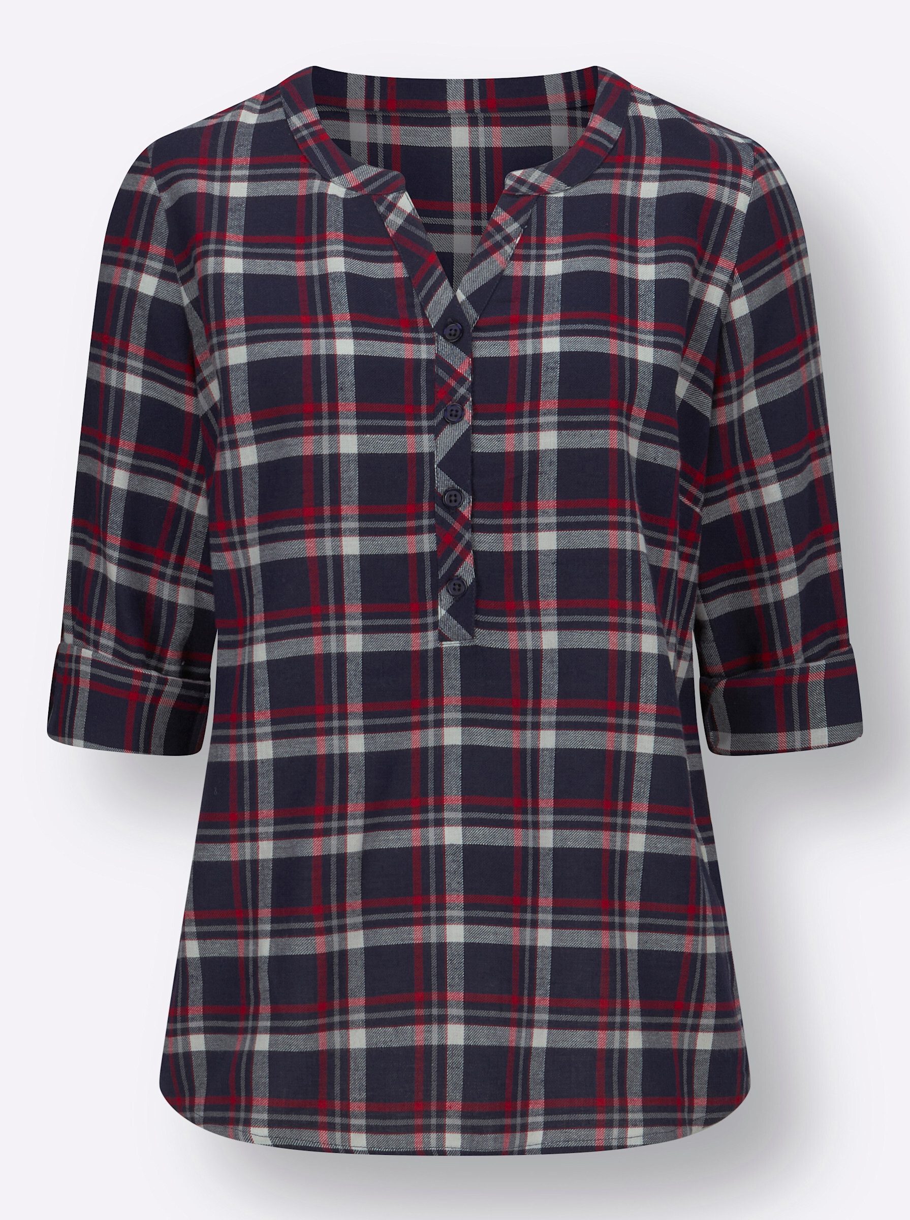 Witt Klassische Bluse Karo-Bluse