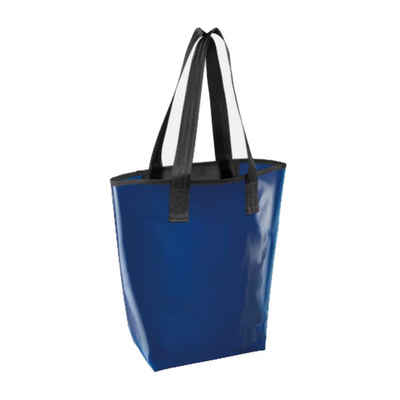 HAC24 Freizeittasche Damen Herren Schultertasche Umhängetasche Sporttasche (1-tlg), Dunkelblau 16 Liter aus LKW Plane