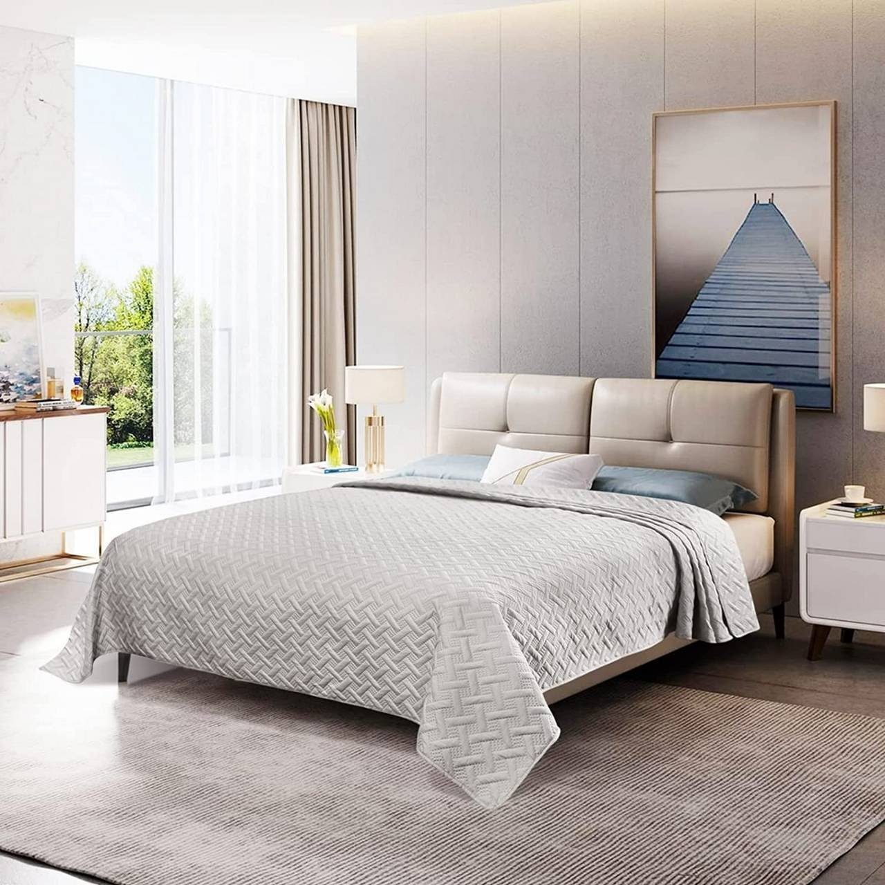 Woltu Tagesdecke, Bettüberwurf, aus Mikrofaser, Überwurfdecke für Bett günstig online kaufen