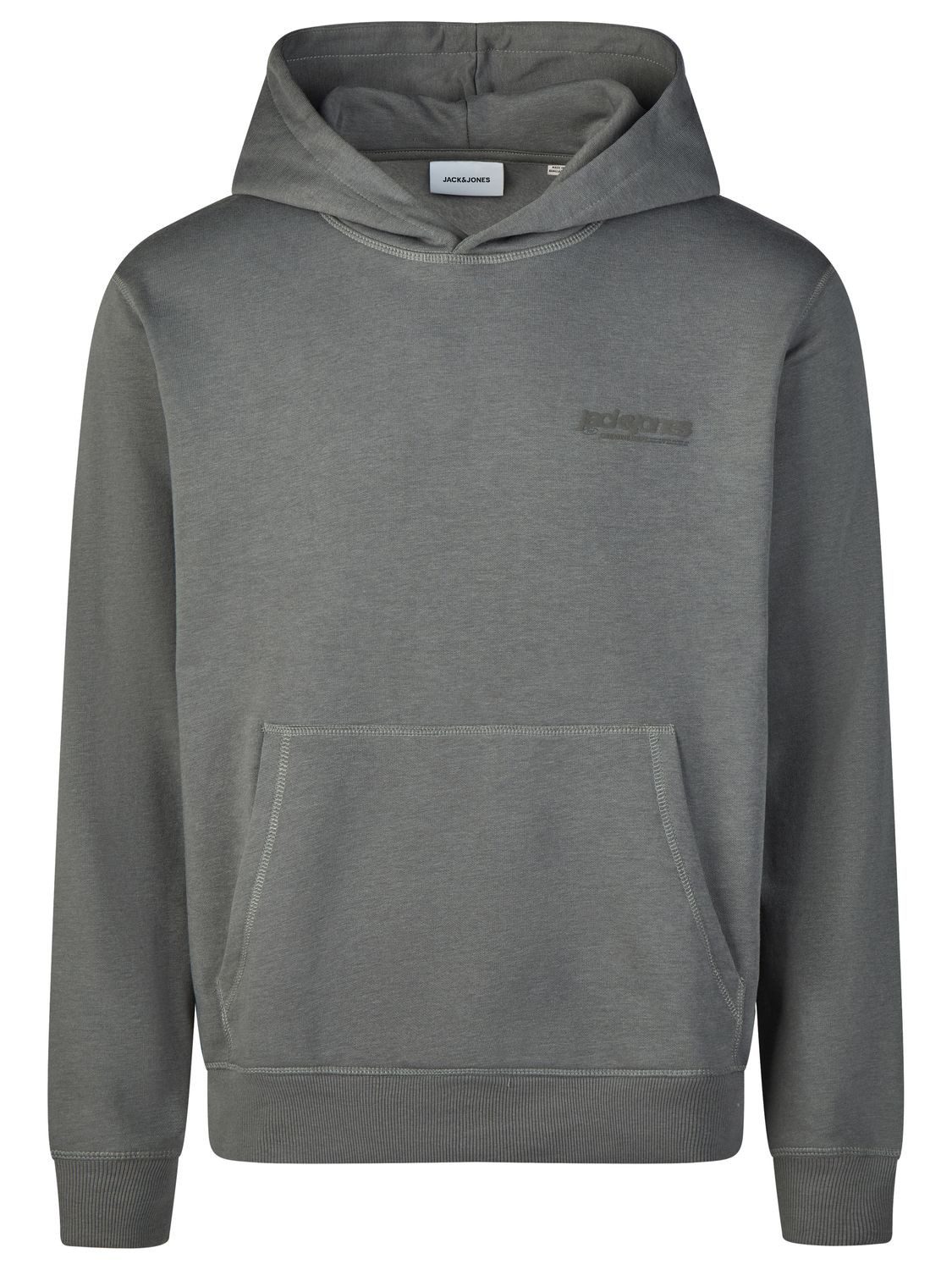 Jack & Jones Kapuzenpullover Herren Hoodie JWHINTERLUDE Relaxed Fit Longsleeve Sweatshirt mit Kängurutasche