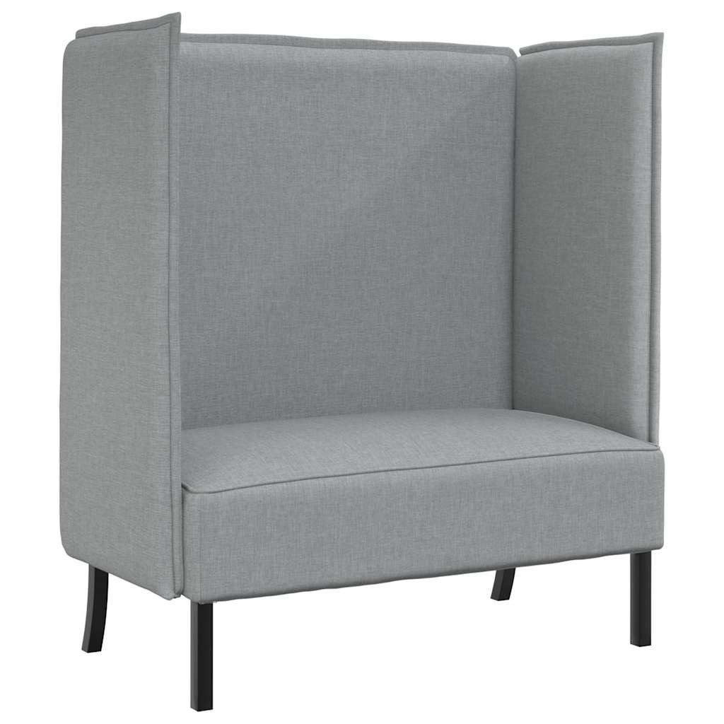 vidaXL Sofa Hoher Rücken Sofa Hellgrau günstig online kaufen