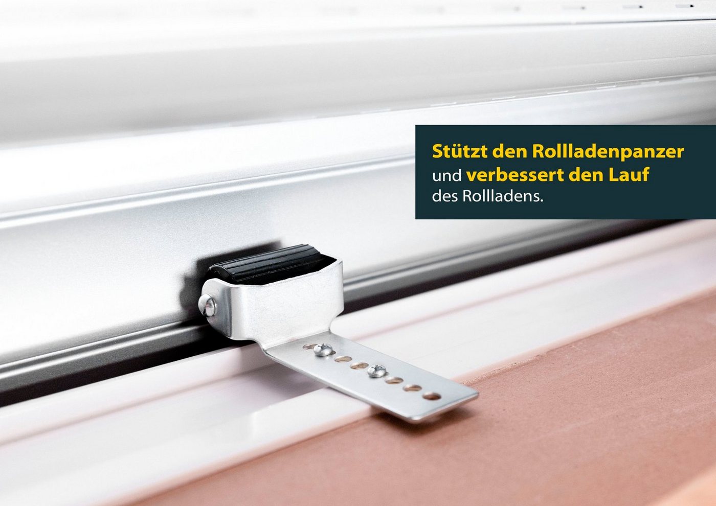 Thumbnail - SCHELLENBERG Rollladen-Abdruckrolle Flexo, verbessert den Lauf breiter Rollladen, für Mini und Maxi Rollladensysteme