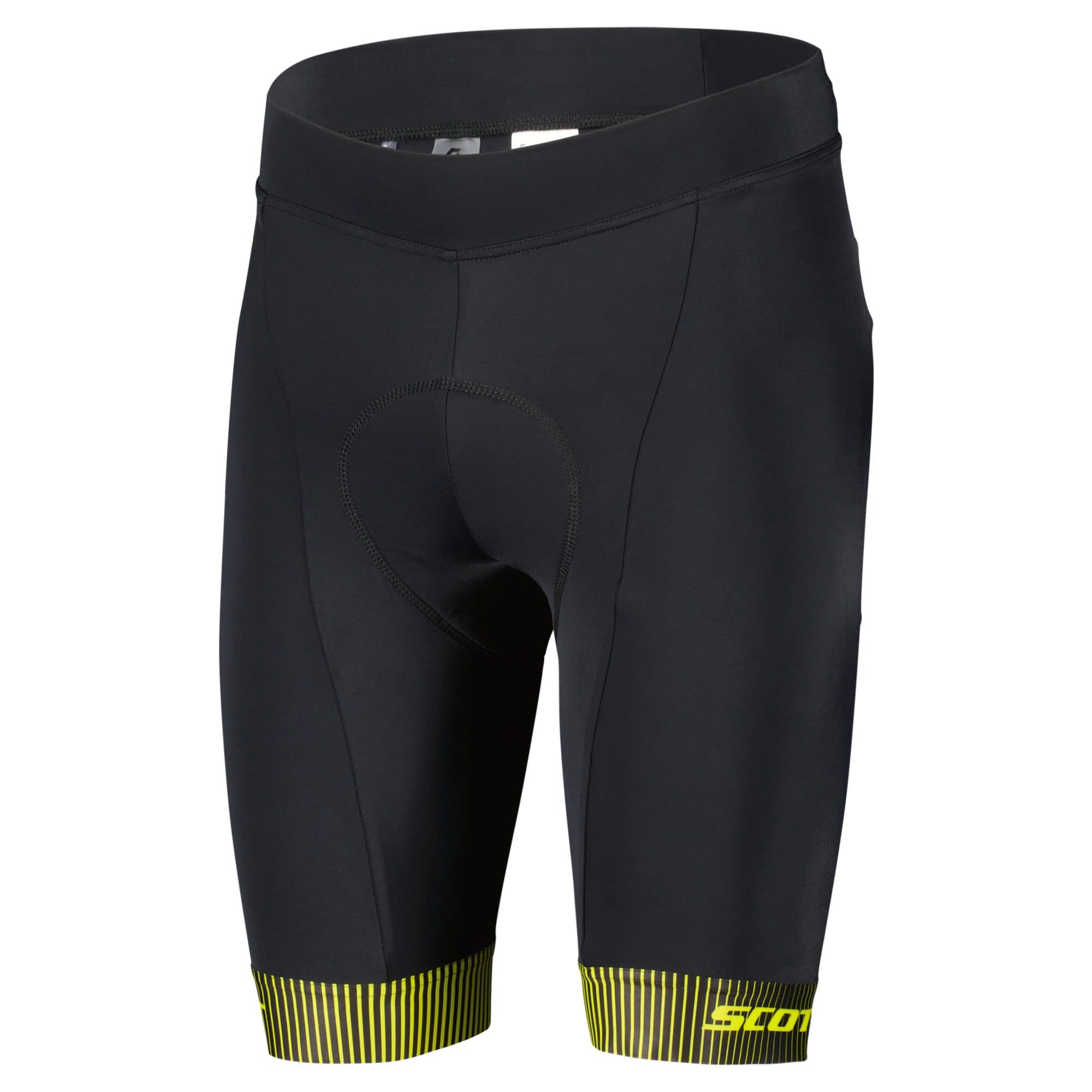 Scott Shorts Scott M Rc Team ++ Shorts Herren Fahrrad Shorts Black - Sulphur Yellow
