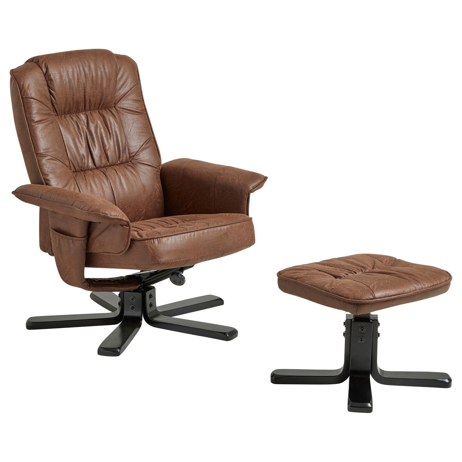 IDIMEX Relaxsessel CHARLY, Fernsehsessel mit Hocker, günstig online kaufen
