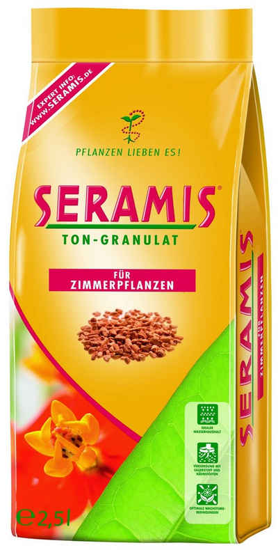 Seramis Spezialerde Pflanzgranulat für alle Zimmerpflanzen 2,5 L Pflanzgranulat