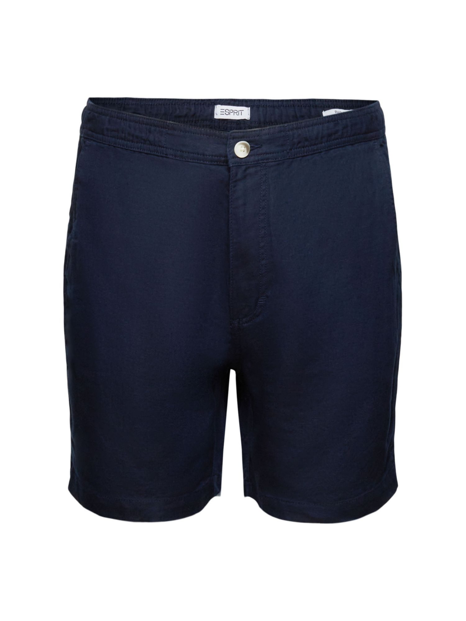 Esprit Shorts Bermudashorts aus Baumwolle-Leinen-Mix (1-tlg)