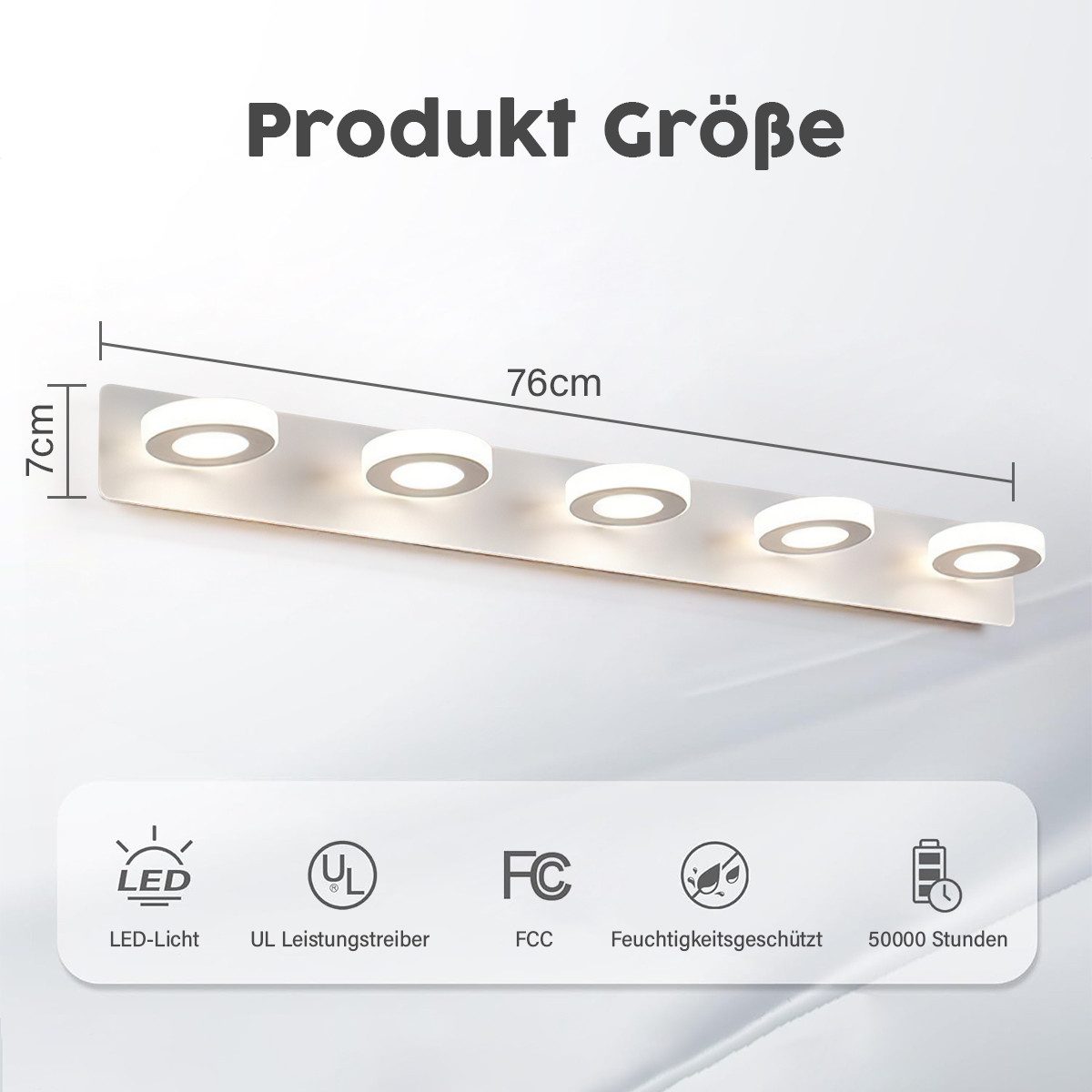 ZEUOPQ LED Wandstrahler Spiegelleuchten LED Badezimmer günstig online kaufen