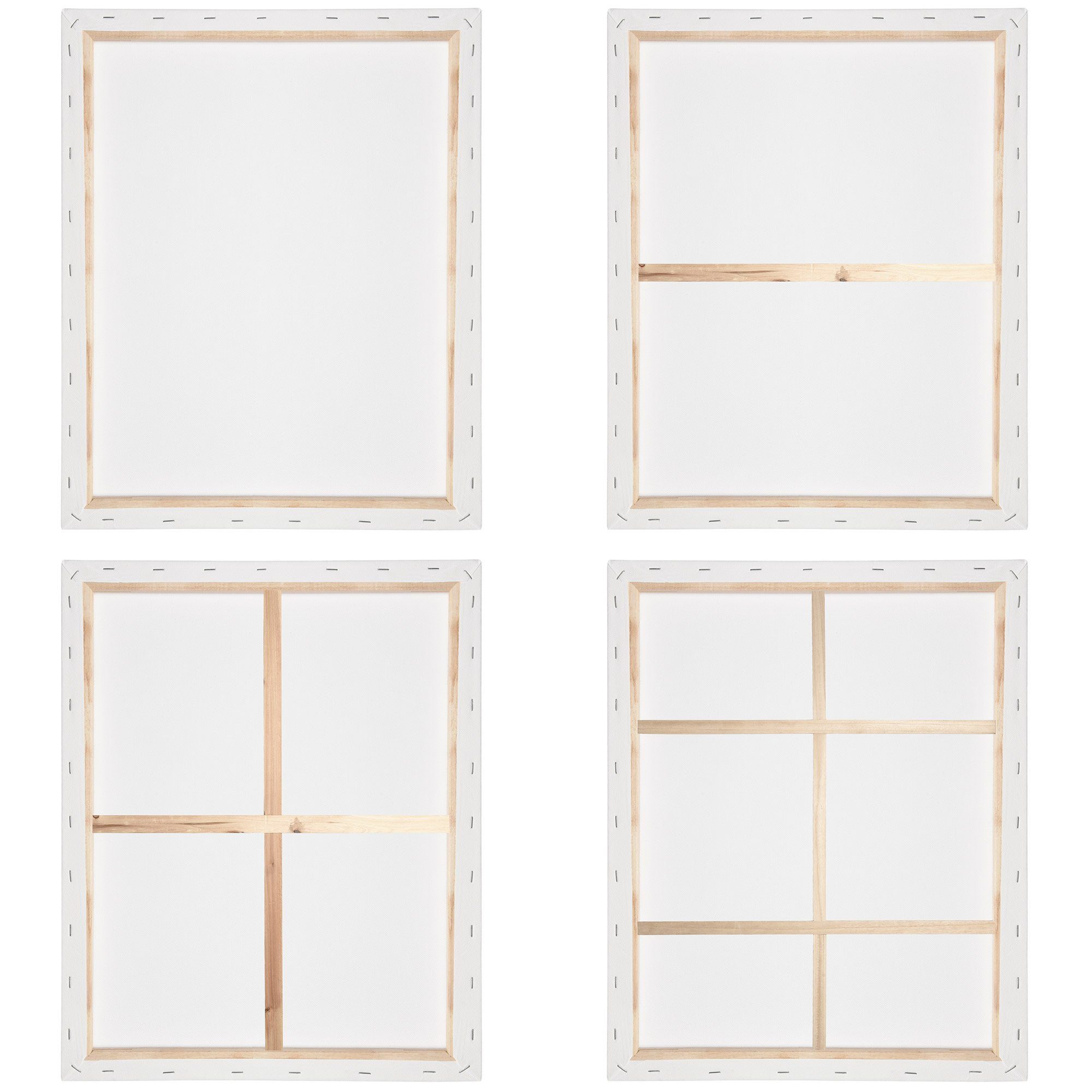 Artina Keilrahmen, Artina 3er Set Keilrahmen Weiß