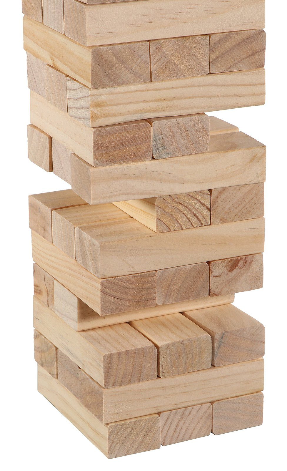 Alert Stapelspielzeug Holz Stapelturm XL Wackelturm 50cm hoch