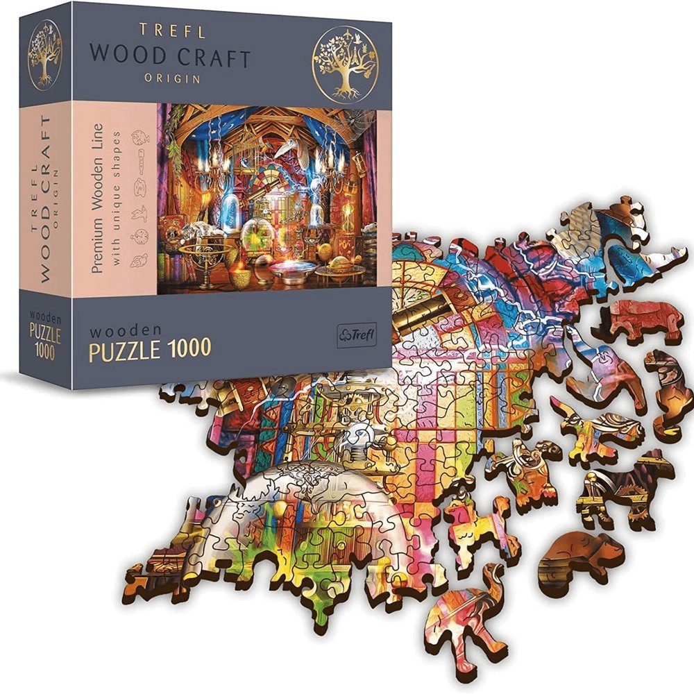 Trefl Puzzle Trefl 20146 Magische Kammer 1000 Teile Holzpuzzle, 1000  Puzzleteile, Made in Europe