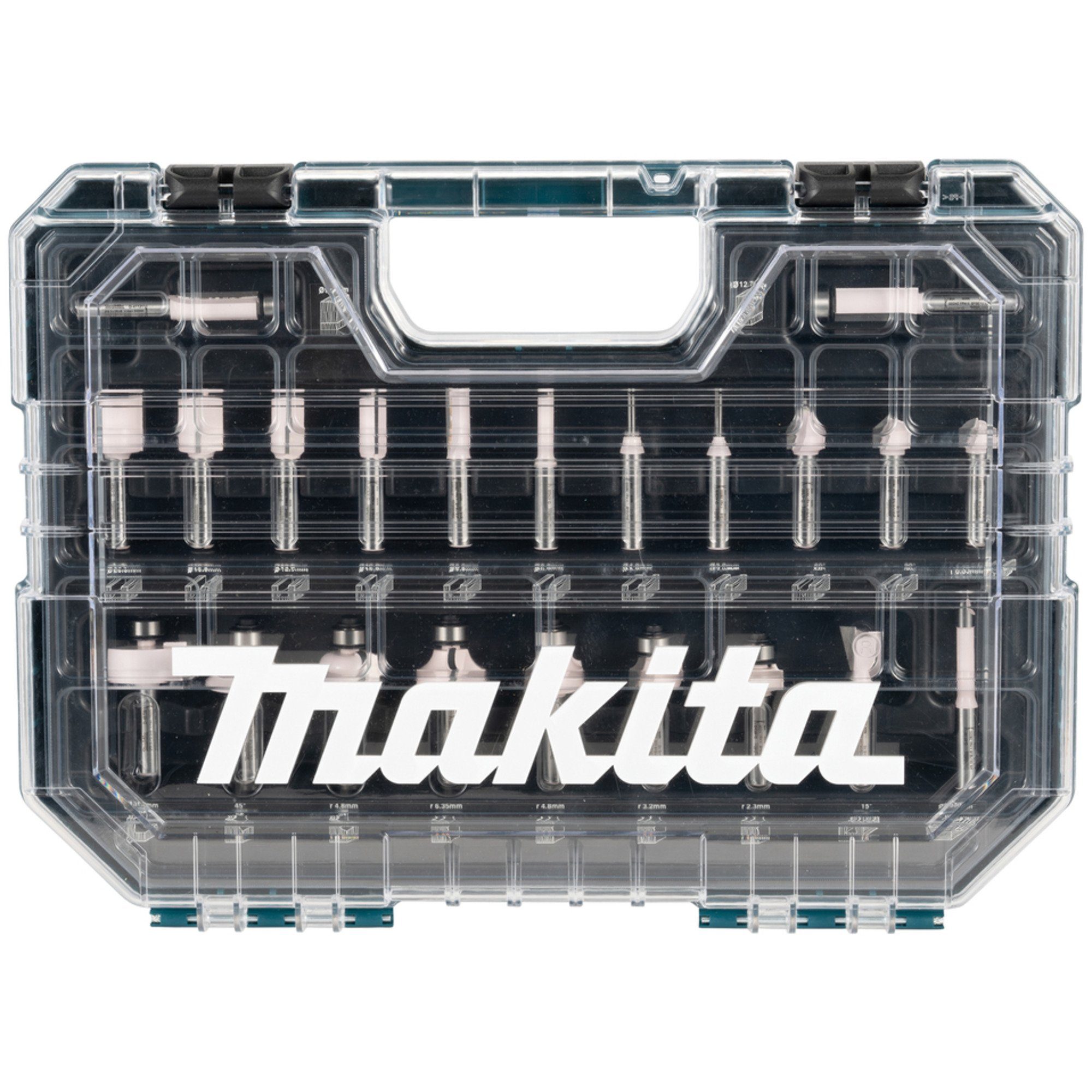 D-74778, Makita Schaft) Fräse Fräser-Set (8mm 22-teilig, Makita