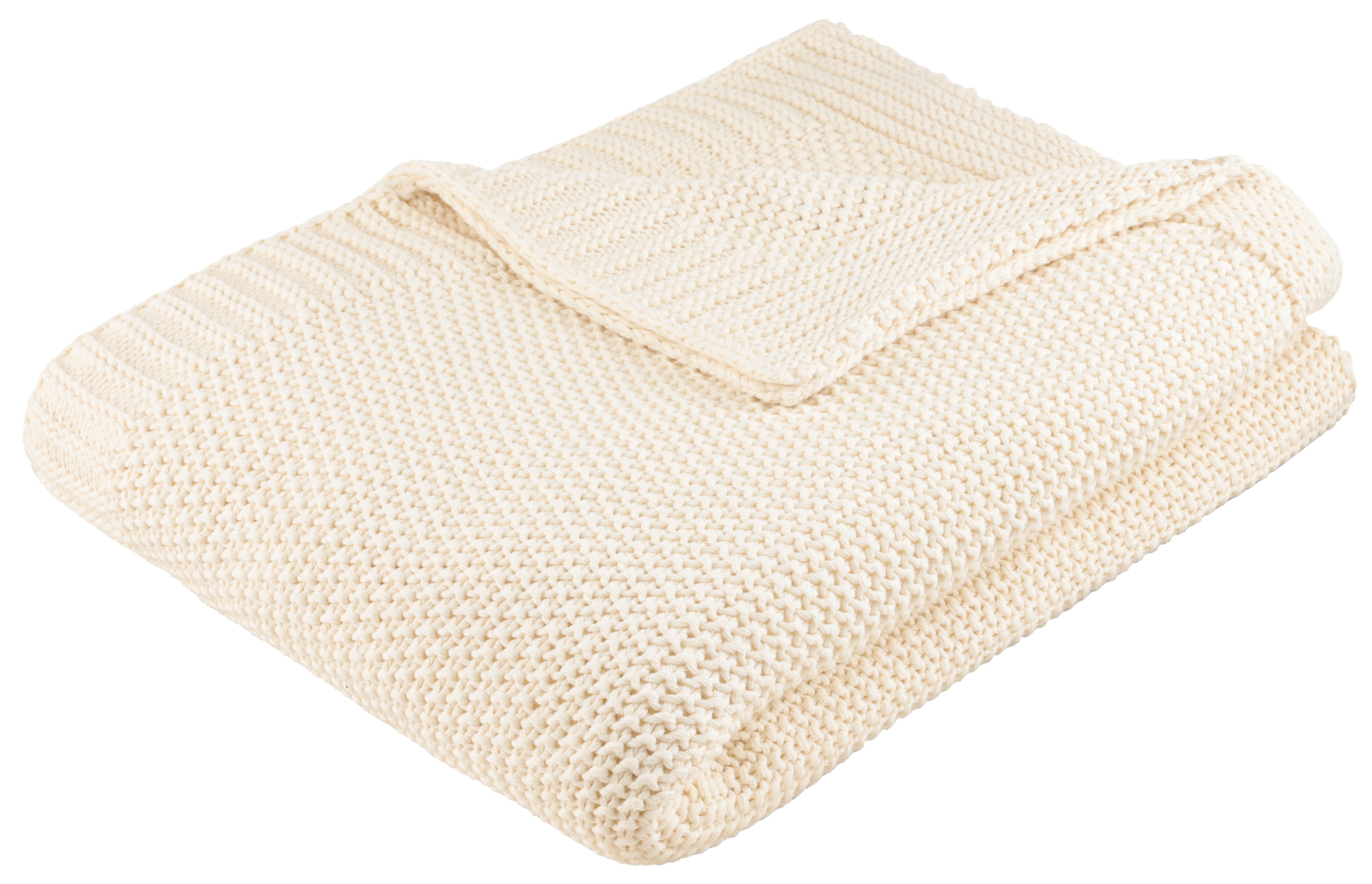 Wohndecke Phelon, OTTO home, 100% Baumwolle, Trendiges Strickmuster, 130 × günstig online kaufen