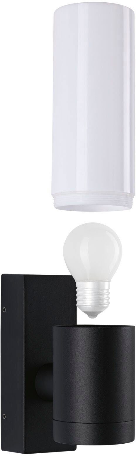 Paulmann LED Außen-Wandleuchte Outdoor 230V Tralia E27 IP44 anthrazit, ohne Leuchtmittel, E27, IP44
