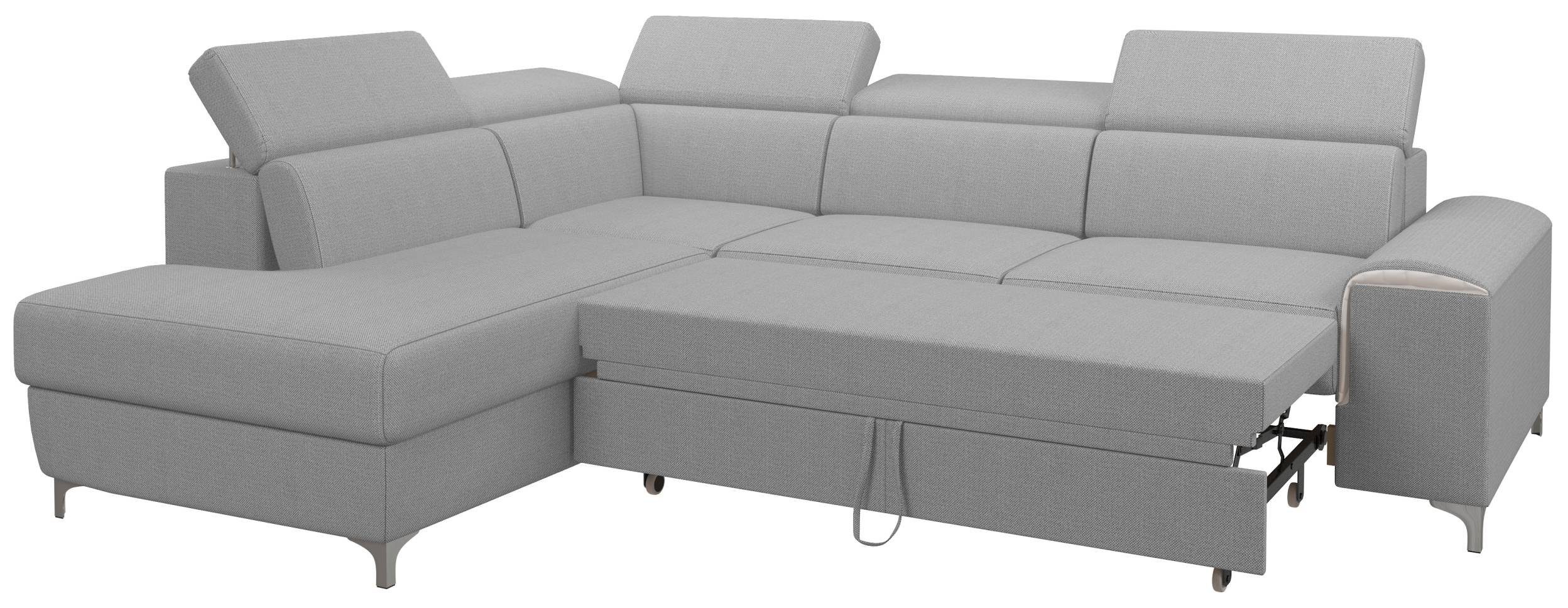 Raum und Design Ecksofa im Stylefy Bettkasten stellbar, links Modern frei Eckcouch, Caio, mit mane Bettfunktion, rechts Sitzkomfort, oder L-Form, bestellbar,