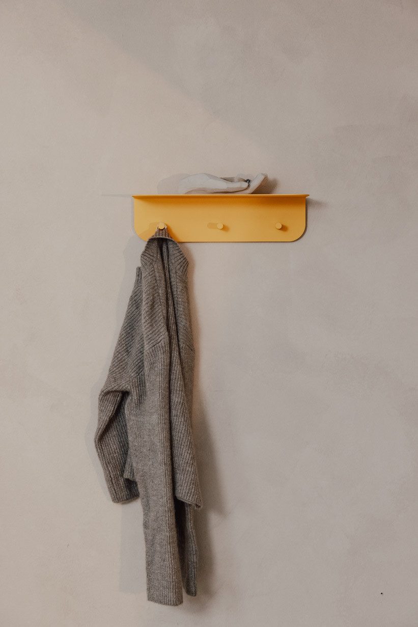Metallbude Wandgarderobe MALOU, verschiedene Größen, ideal für Flur, Kinderzimmer