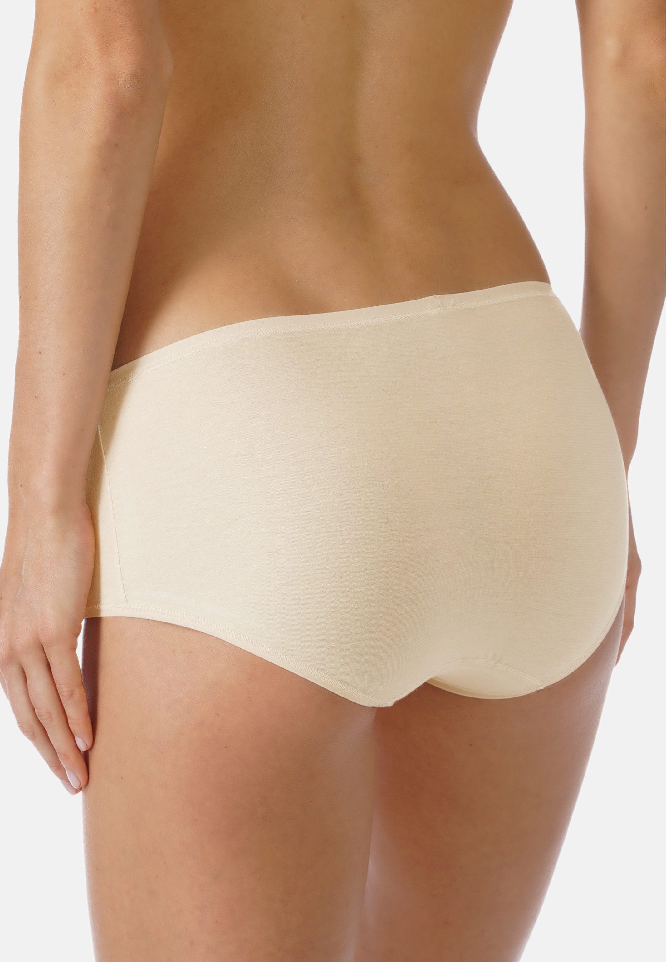 Mey Panty 2er Pack Organic (Spar-Set, 2-St) Panty - Baumwolle - Baumwolleinsatz auf der Schrittinnenseite