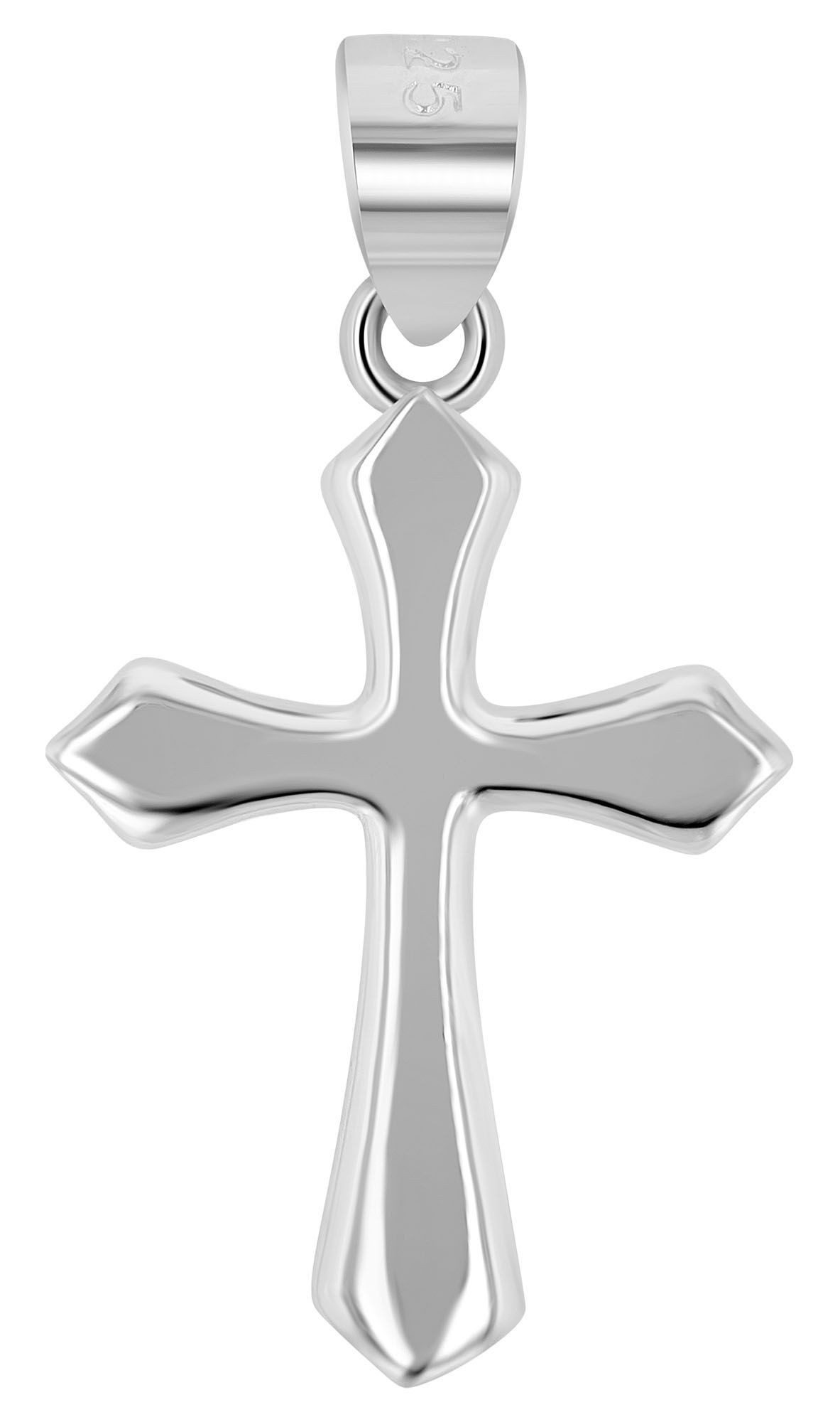 Kettenanhänger Anhänger – Kreuz Kreuzanhänger aus 925 Silber