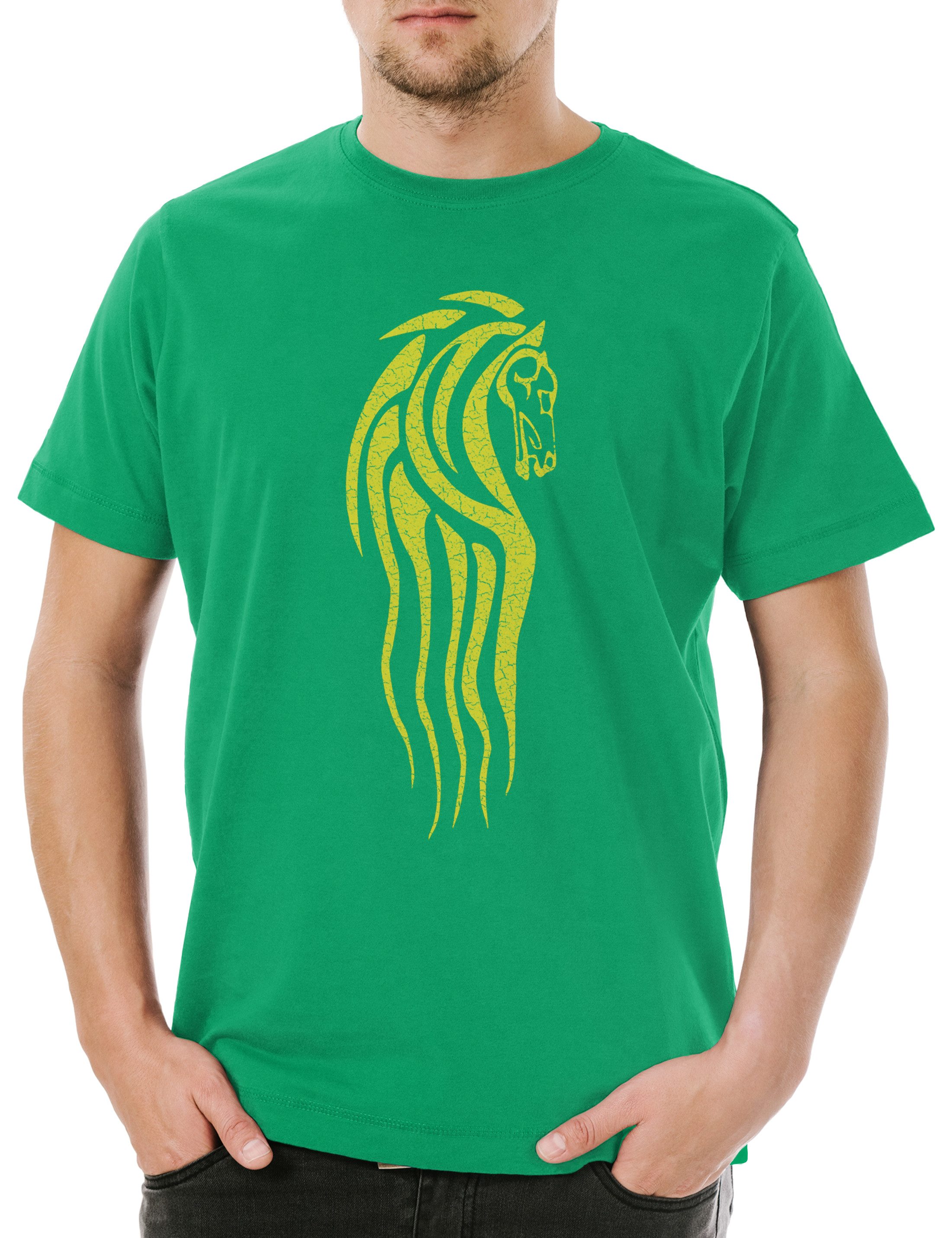 Print-Shirt Horse Banner II Herren T-Shirt Lord Theoden Eomer Of Eowyn Riders The