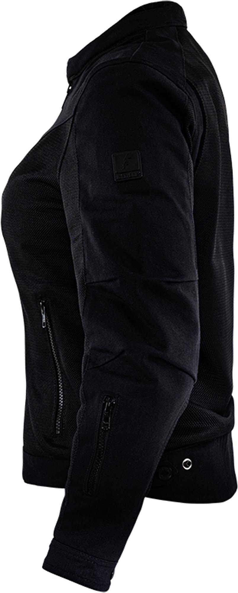 John Doe Motorradjacke Aero Mesh perforierte Damen Motorrad Textiljacke Ellenbogenprotektoren enthalten,perforiert,Schulterprotektoren en