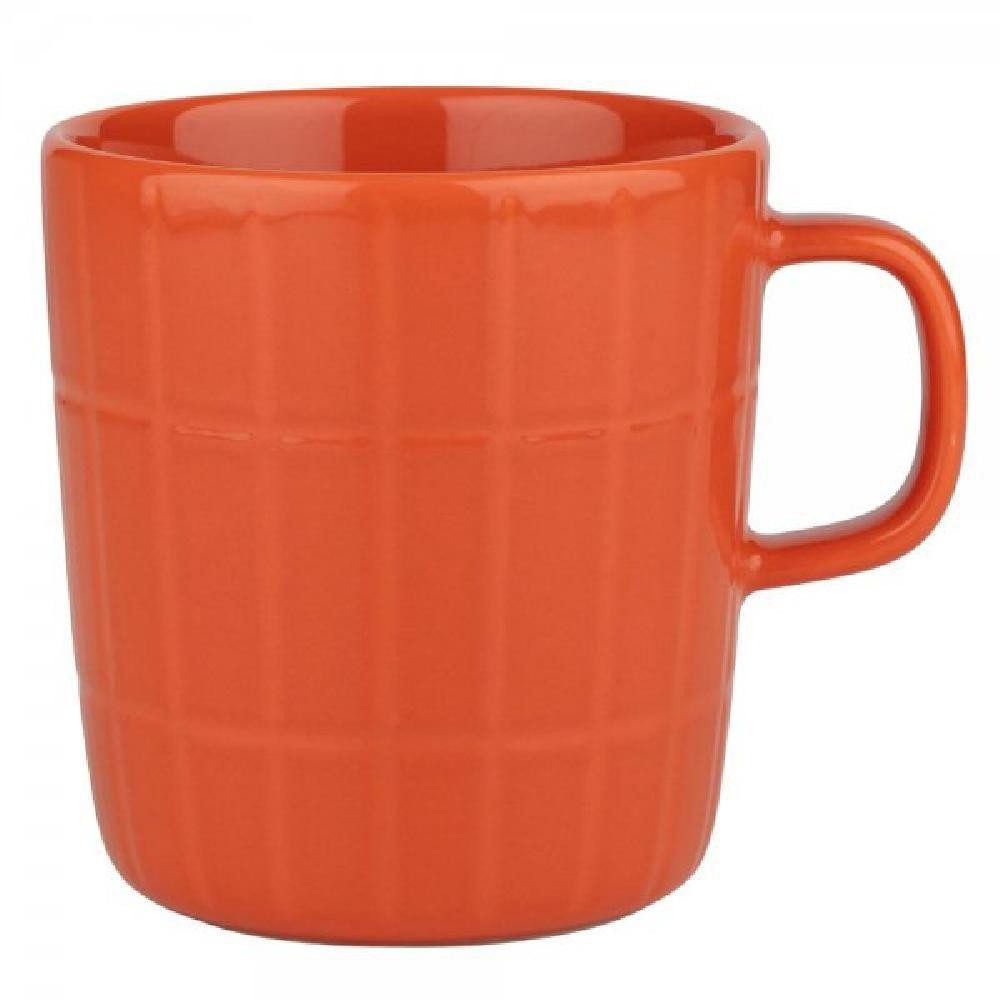 Marimekko Tasse Becher Oiva Tiiliskivi Orange (Groß)