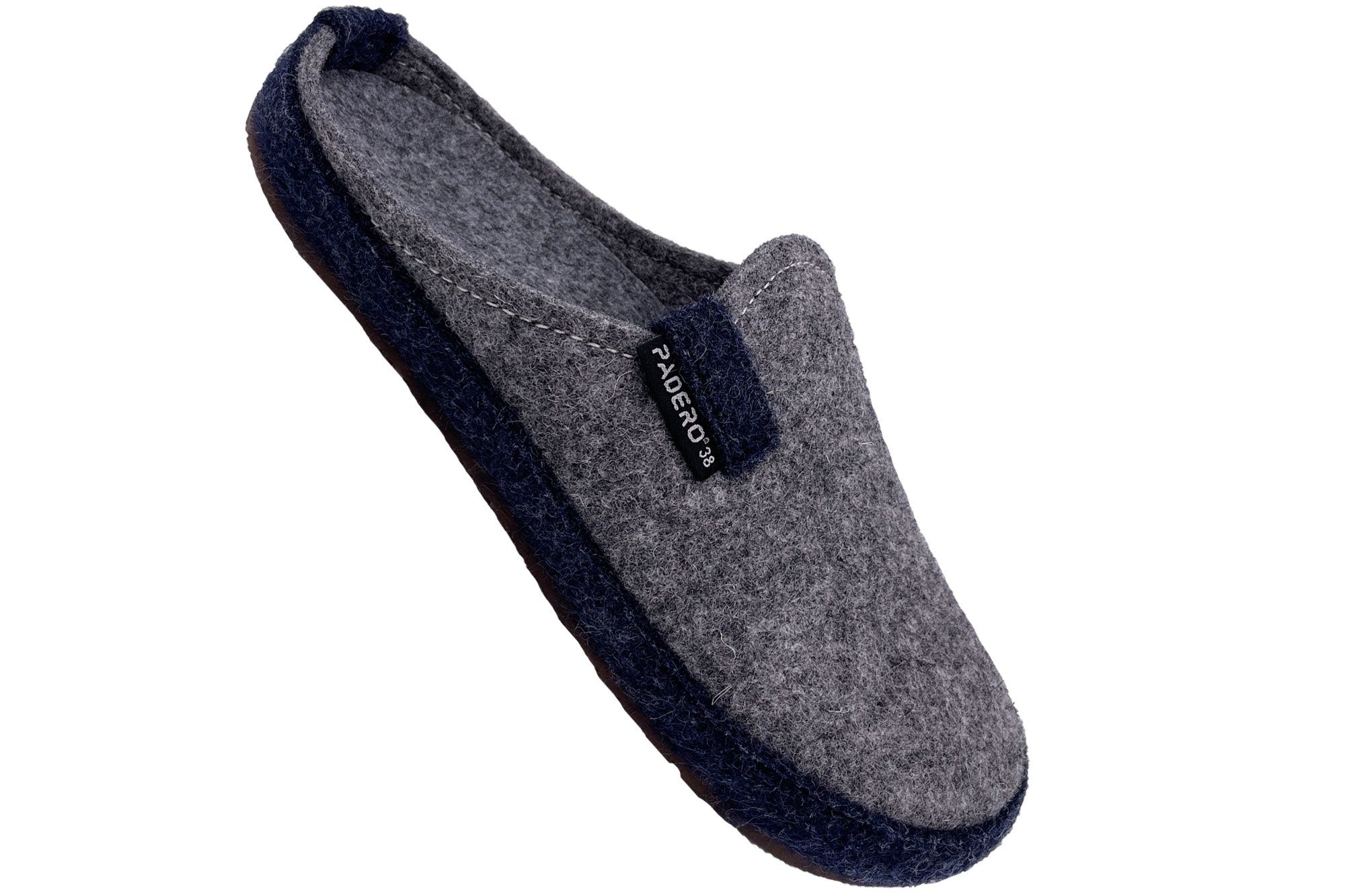 PADERO TONI Pantoffel Wollfilz Hausschuh – Bild 2 von 5