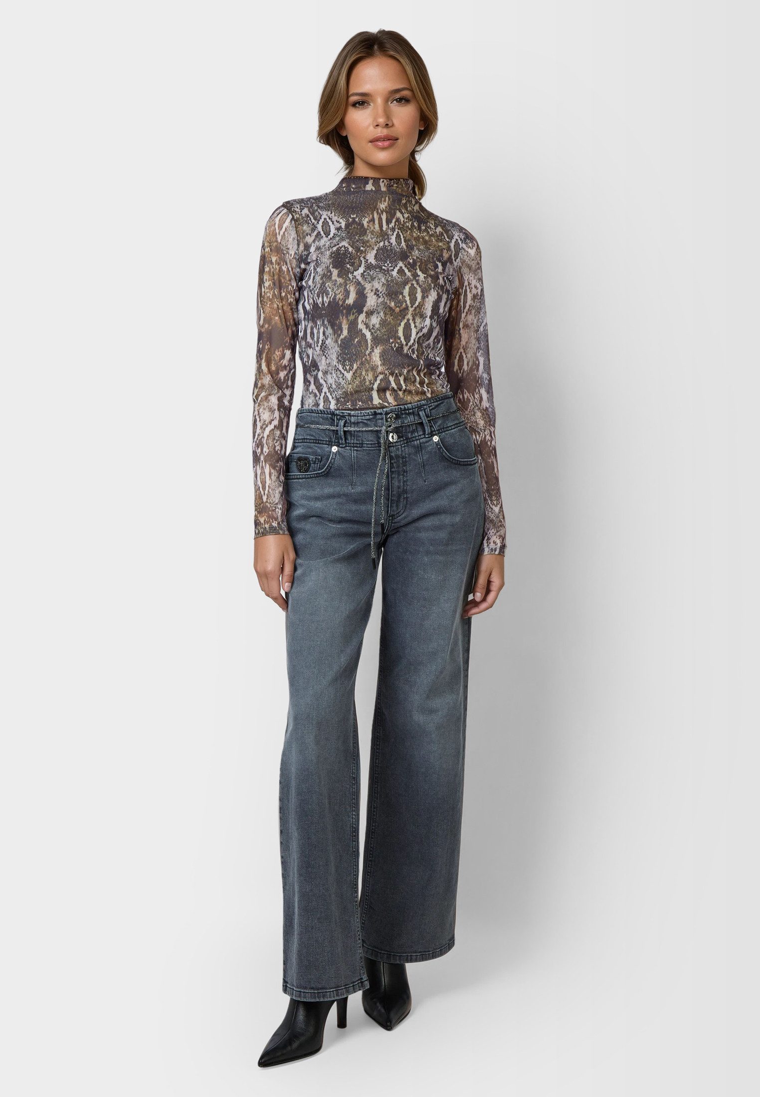 MARC AUREL T-Shirt in Snake-Print günstig online kaufen