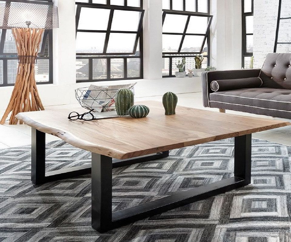 Loreno® Couchtisch Noah, massives Akazienholz, natürliche günstig online kaufen