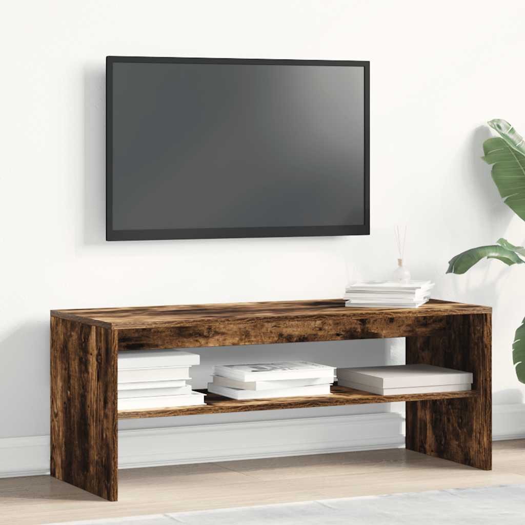 vidaXL TV-Schrank TV-Schrank Räuchereiche 100x40x40 cm Holzwerkstoff (1-St) günstig online kaufen
