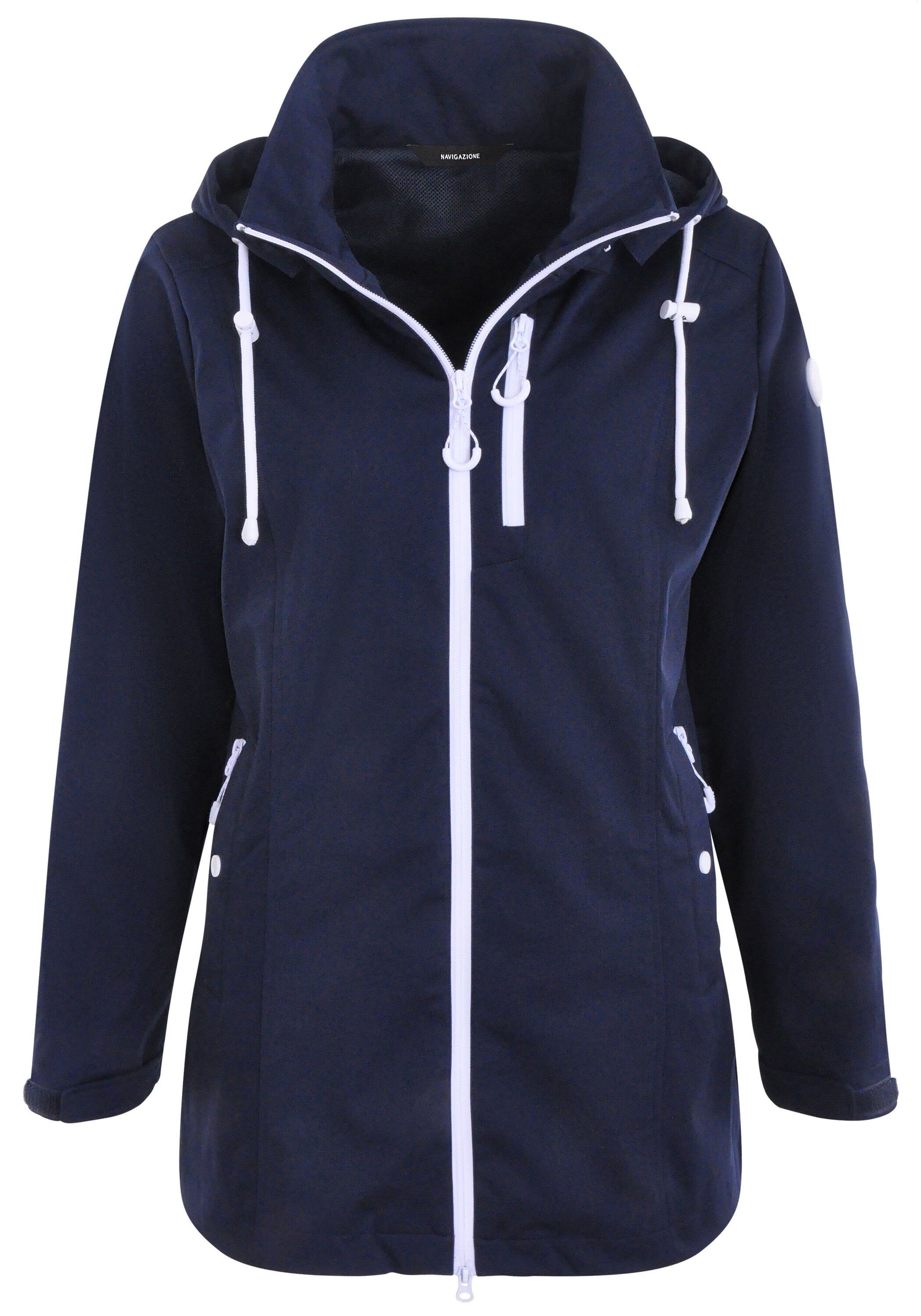 NAVIGAZIONE Softshelljacke mit Klimamembranen günstig online kaufen