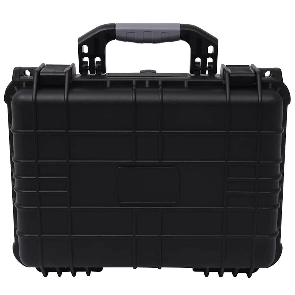 vidaXL Koffer Universalkoffer Schwarz 40,6x33x17,4 cm, Universalkoffer Schwarz 40,6x33x17,4cm Kamera Objektiv Schutz Koffer