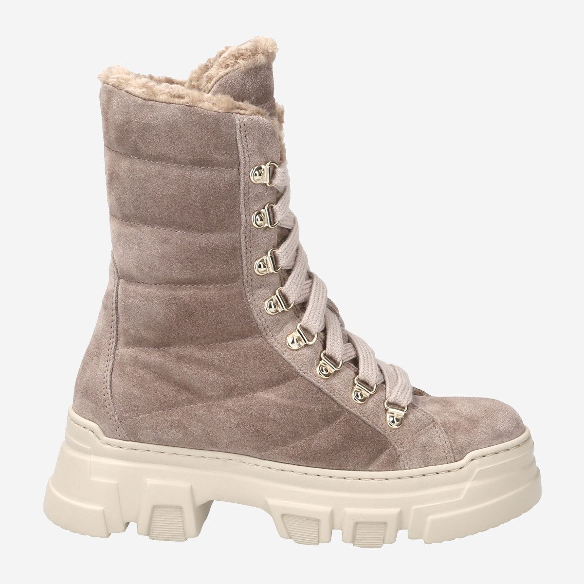 NoClaim DAFNE5, Boots, Warmfutter in Beige für Damen Stiefel