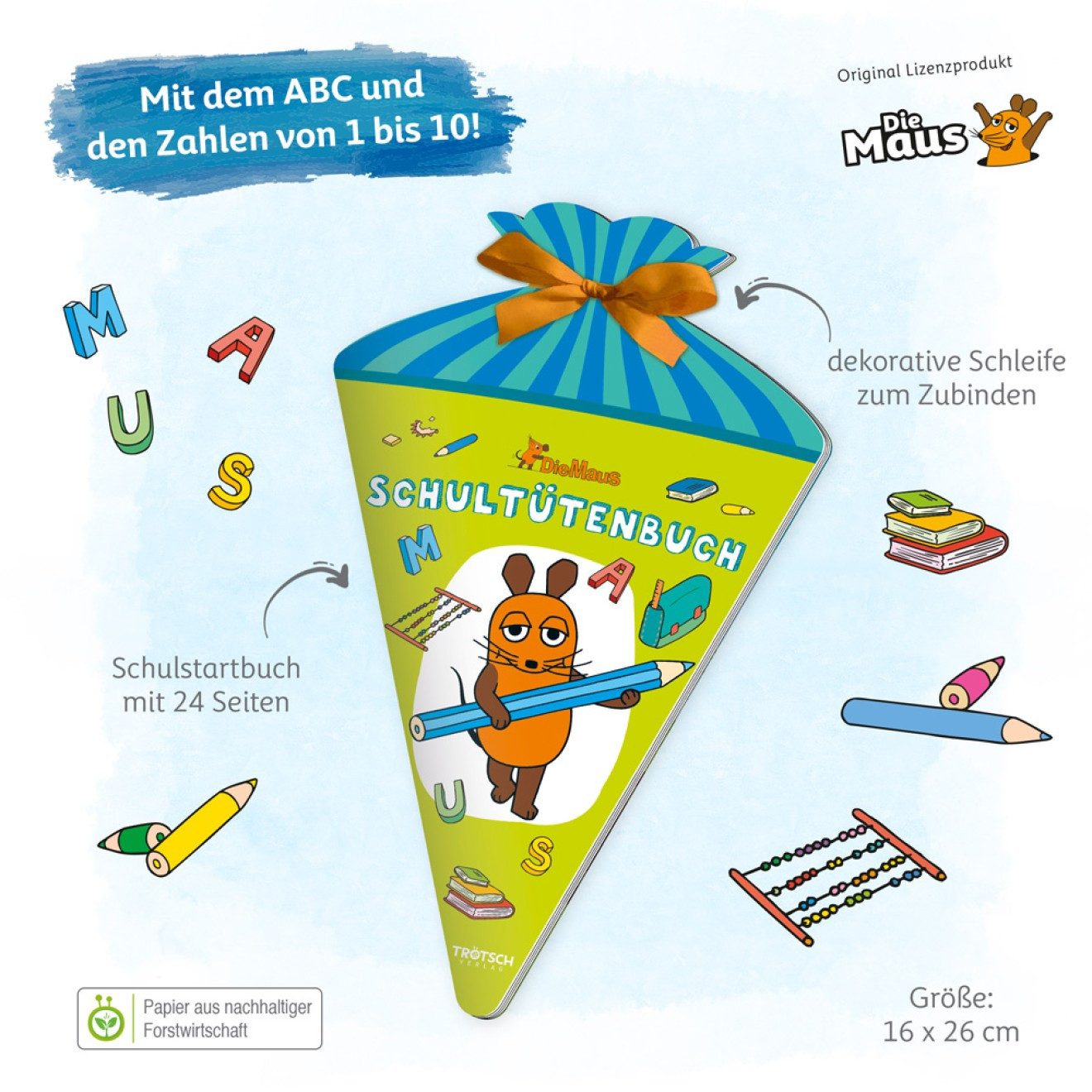 Trötsch Verlag Lernspielzeug Mein tolles Schulstartbuch günstig online kaufen