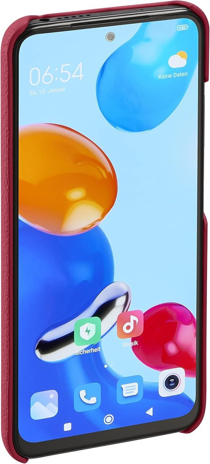 Xiaomi Smartphone-Hülle Lenny Echtleder Backcover, Passgenaues, Luxuriöses Echtleder Back-Case