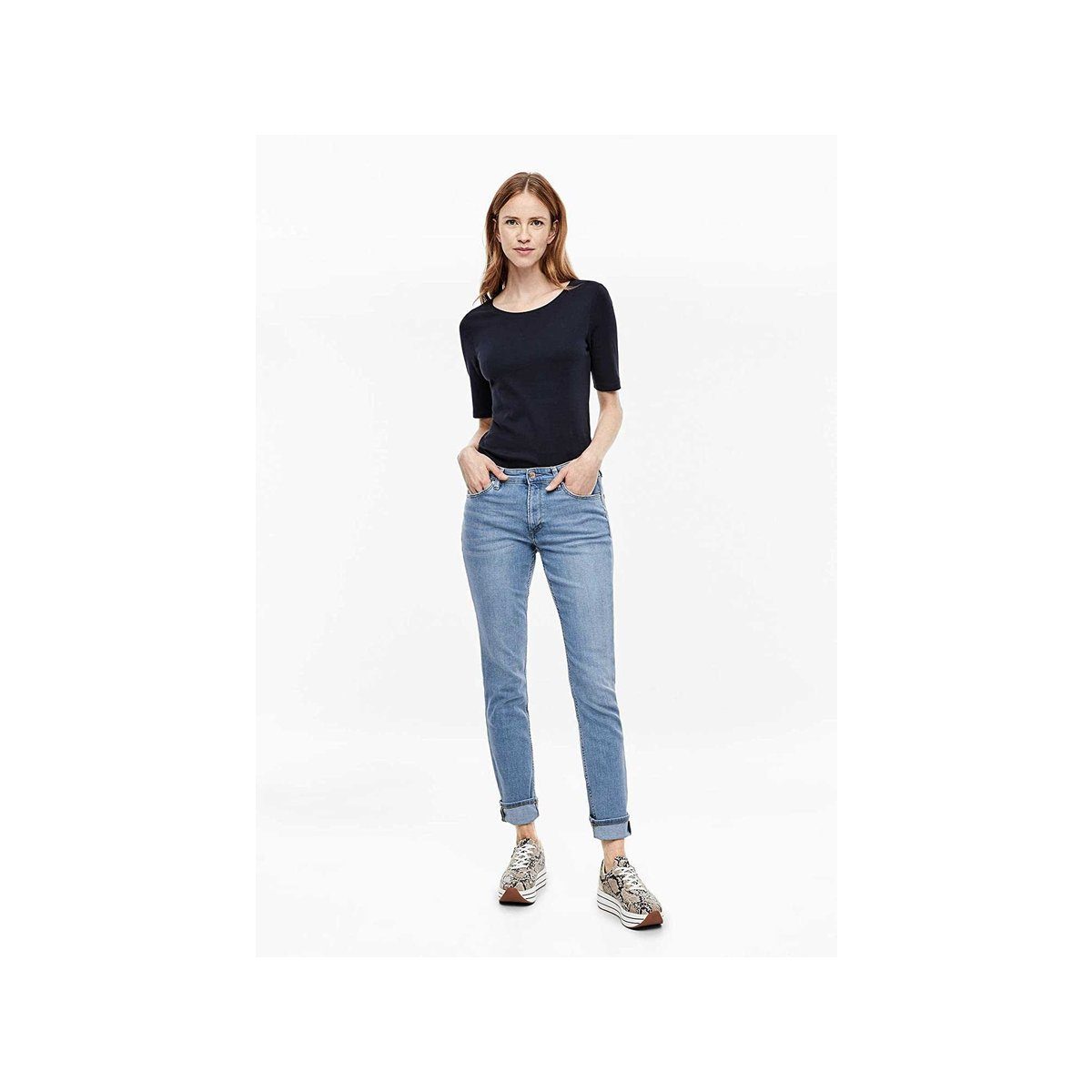 fit blau (1-tlg) Slim-fit-Jeans s.Oliver slim