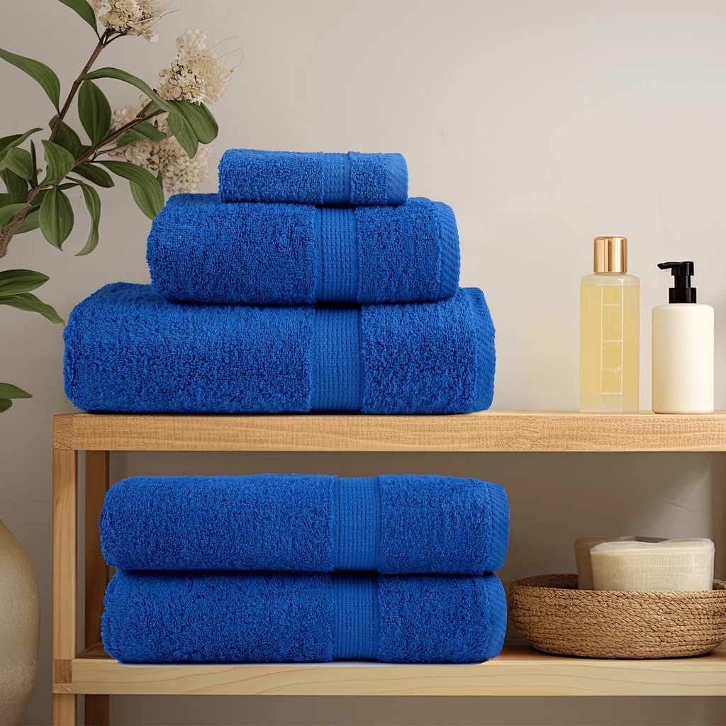 vidaXL Handtuch Seiftücher 4 Stk. Blau günstig online kaufen