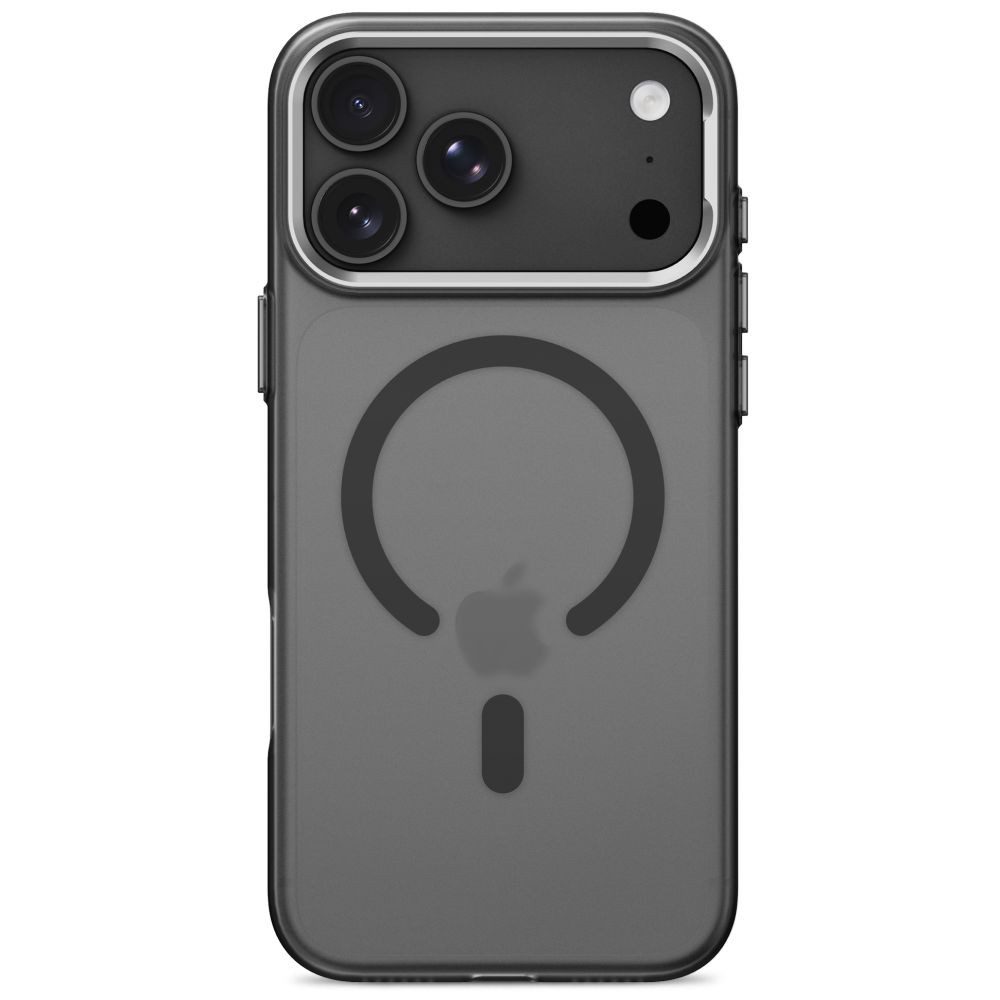 TECH PROTECT Smartphone-Hülle MagZero kompatibel mit iPhone 18 Pro, 17 Pro Mattschwarz 6,3 Zoll, Metallrahmen und Metalltasten