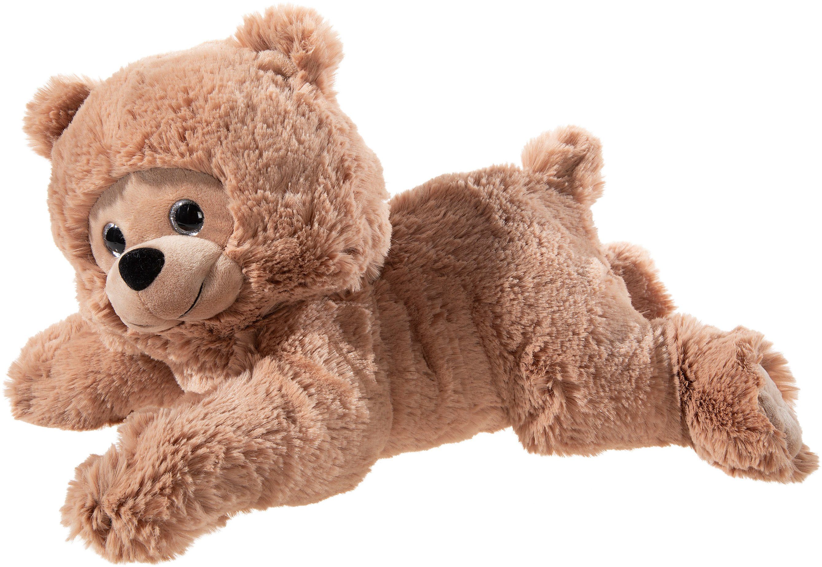 Heunec® Kuscheltier Bärli liegend 40 cm, hellbraun